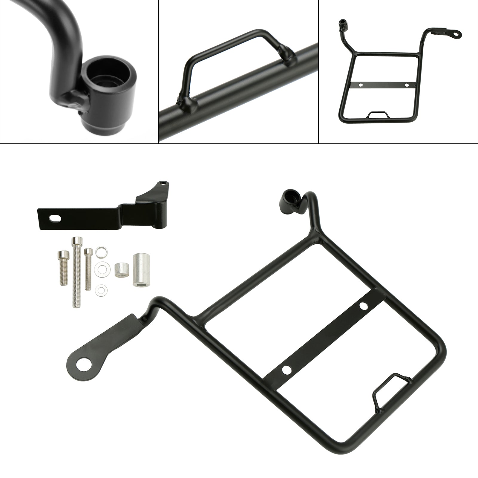 Luggage Rack Side Saddle Bag Mount Bracket For Honda CROSS CUB SUPER CUB