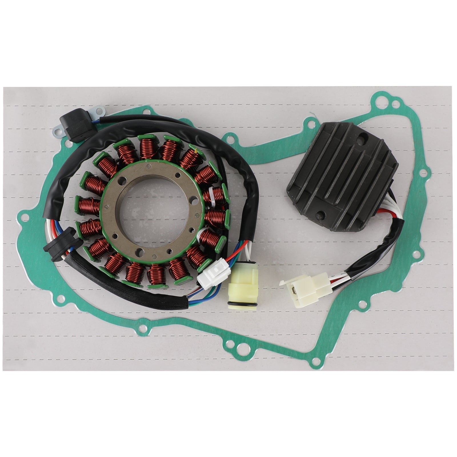 Magneto Stator+Voltage Rectifier+Gasket For Yamaha Big Bear 400 YFM400