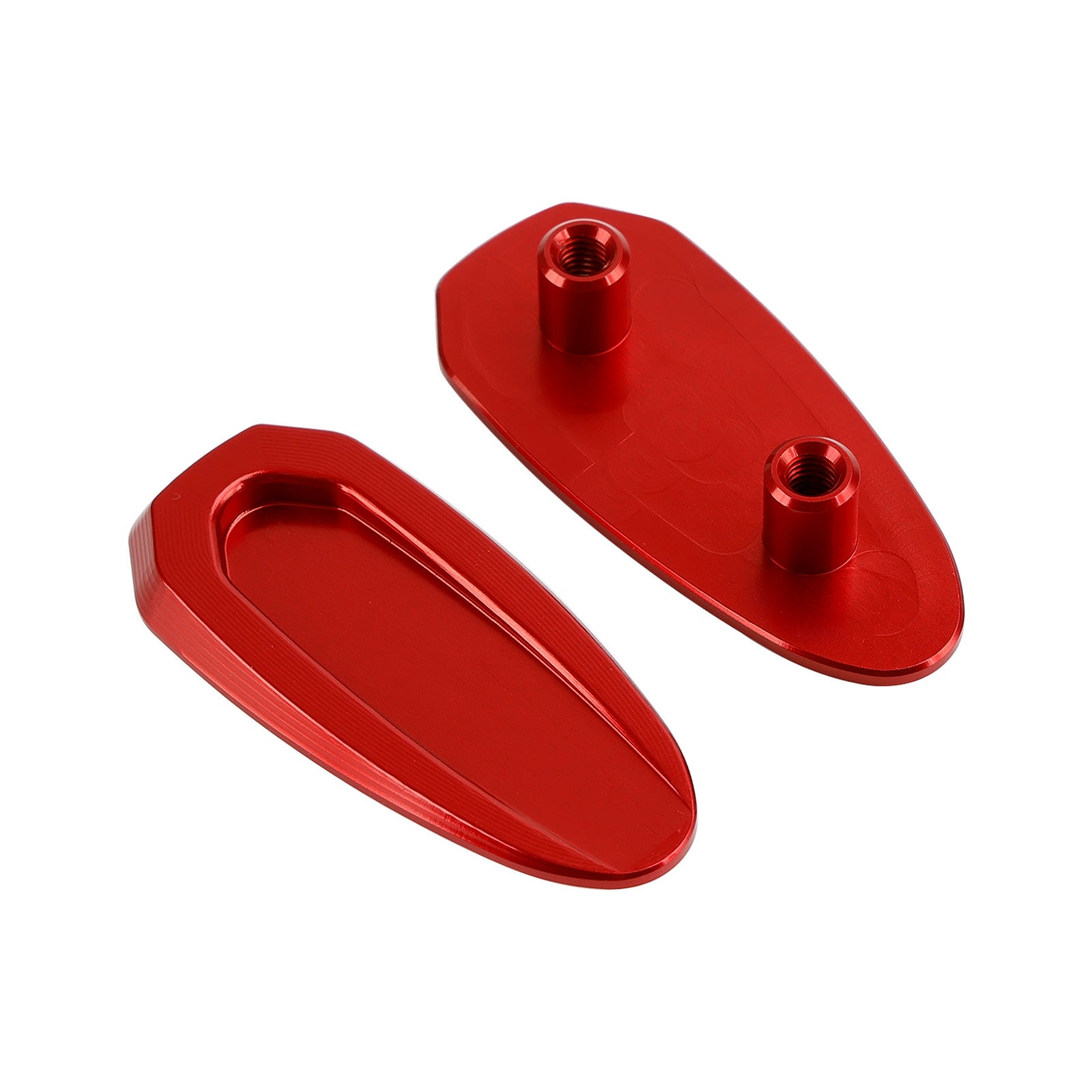 Black mirror delete blanking block off plates fits BMW S 1000 RR 2020-2023