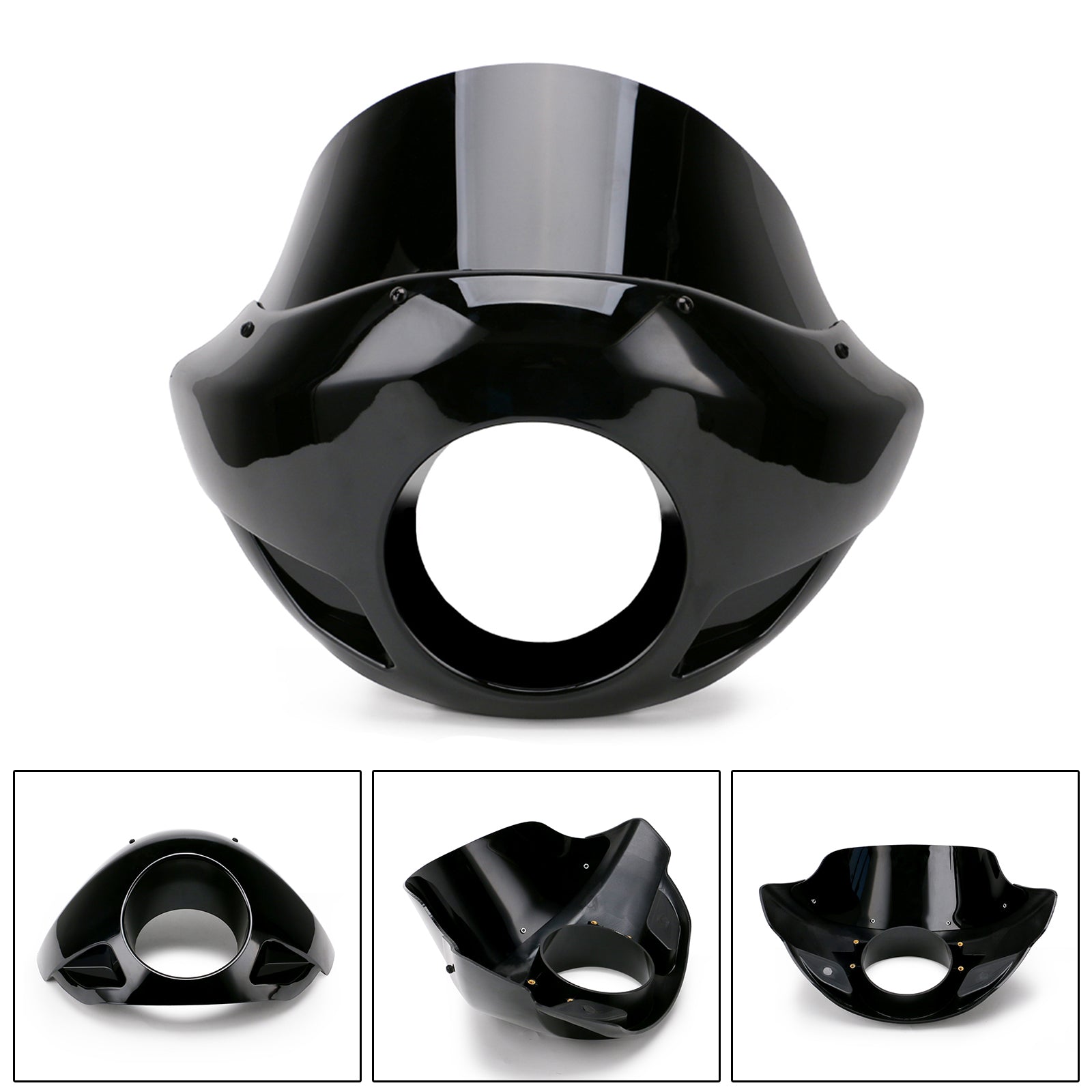 35mm-49mm Forks 5.75" Headlights Sportster Windshield Headlight Fairing