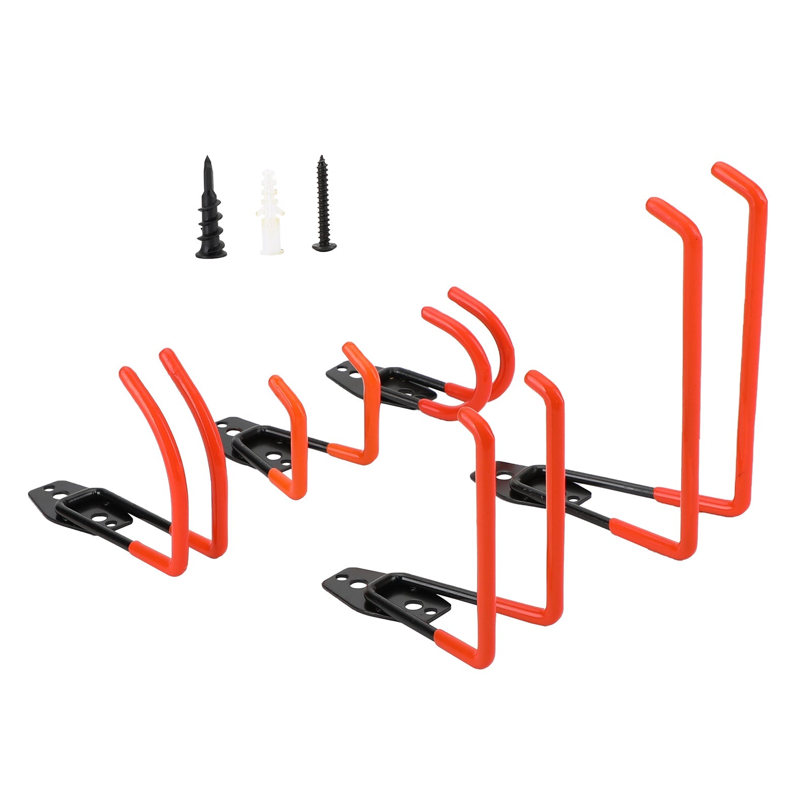 5X Storage Hooks Double Wall Mount Garage Organization Tools