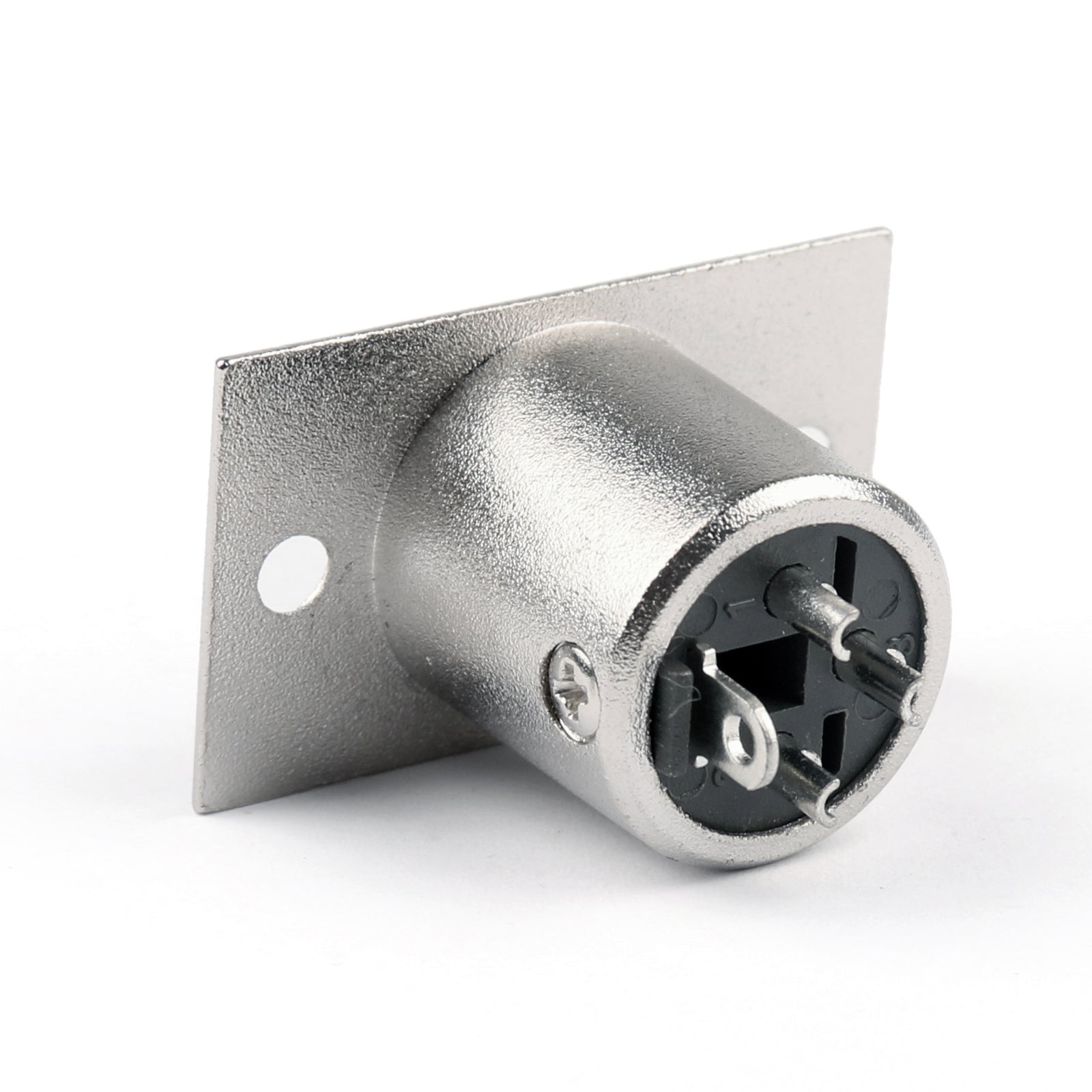 10Pcs XLR 3Pin Metal Male Jack Panel Mount Chassis PCB Socket For Microphone