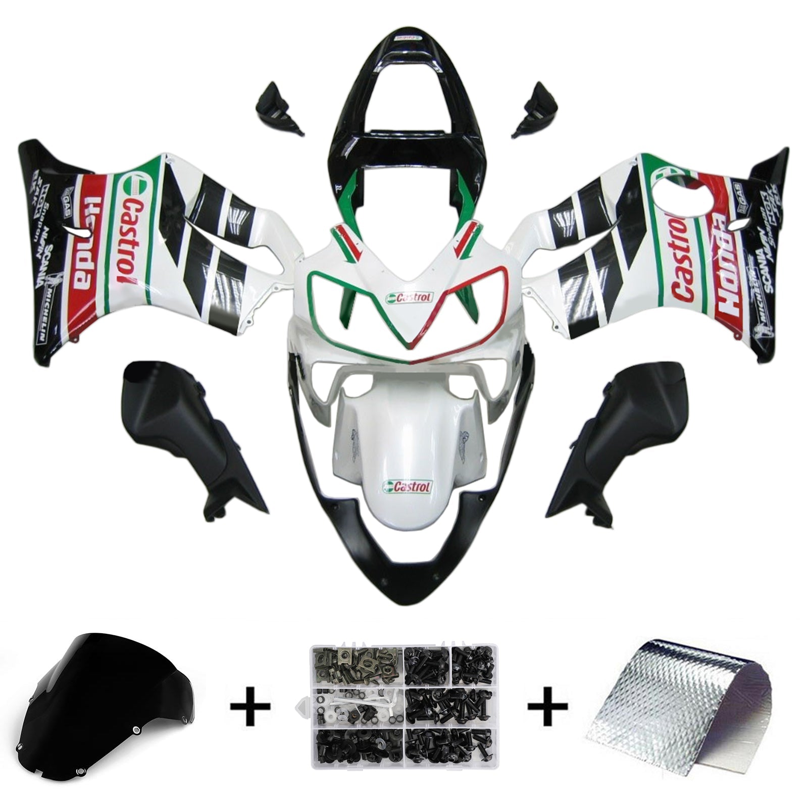 Honda CBR600 F4i 2001-2003 Fairing Kit Bodywork Plastic ABS