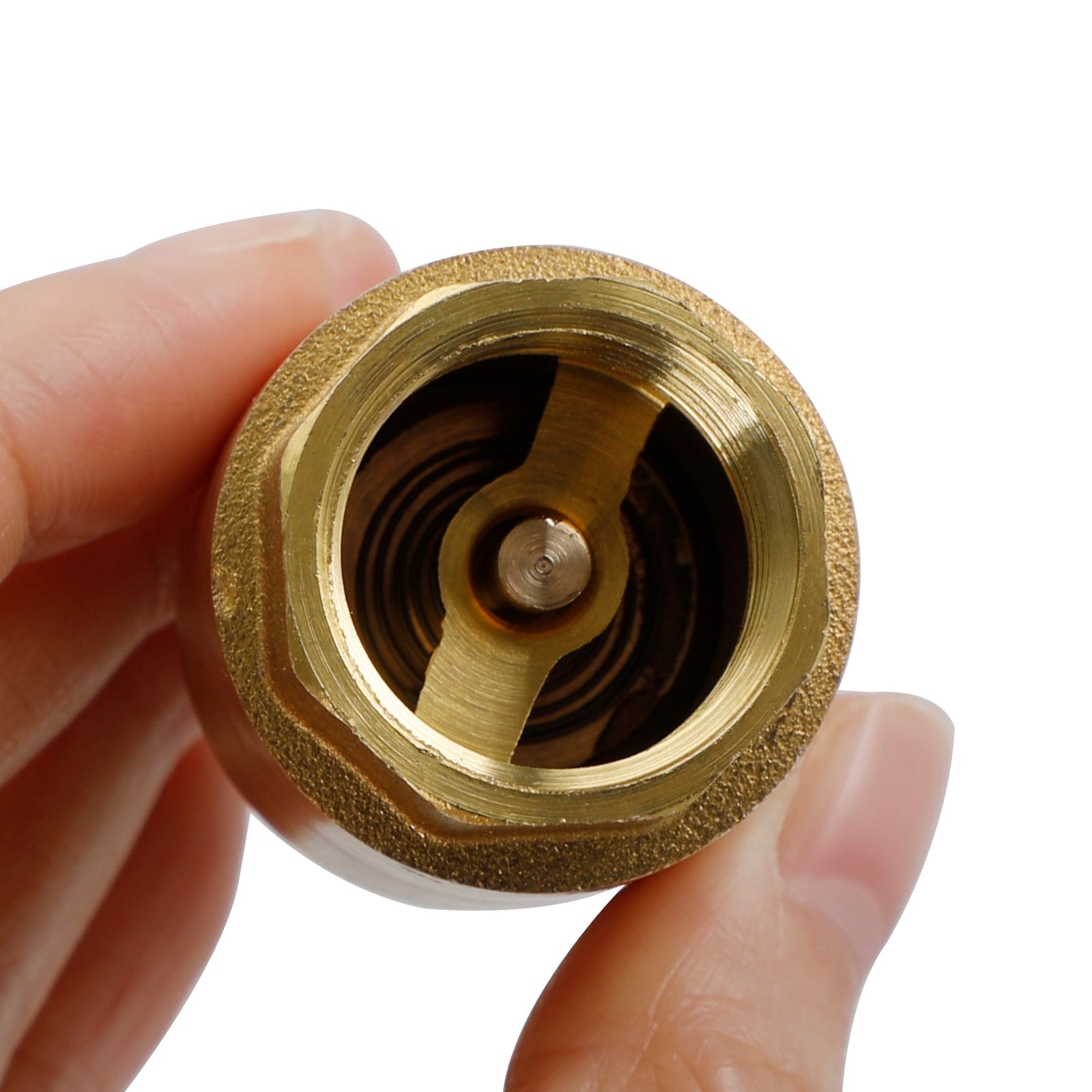 Brass Check Valve G1/2" G3/4" G1" M To F Thread Non-Return Backflow Prevention