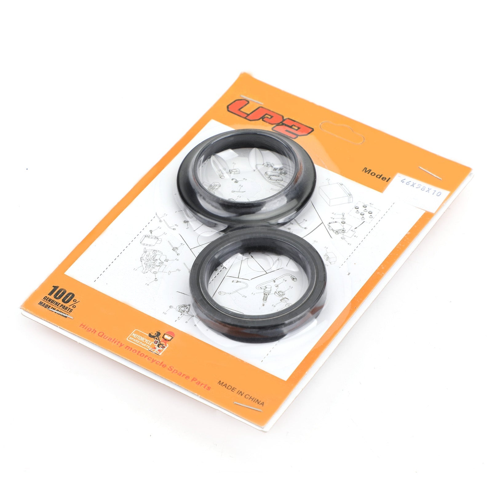 Fork Seal Dust Kit for Kawasaki ZX600 ZX636 Ninja ZX-6R ZZ-R600 ZX-9R 1998-2008