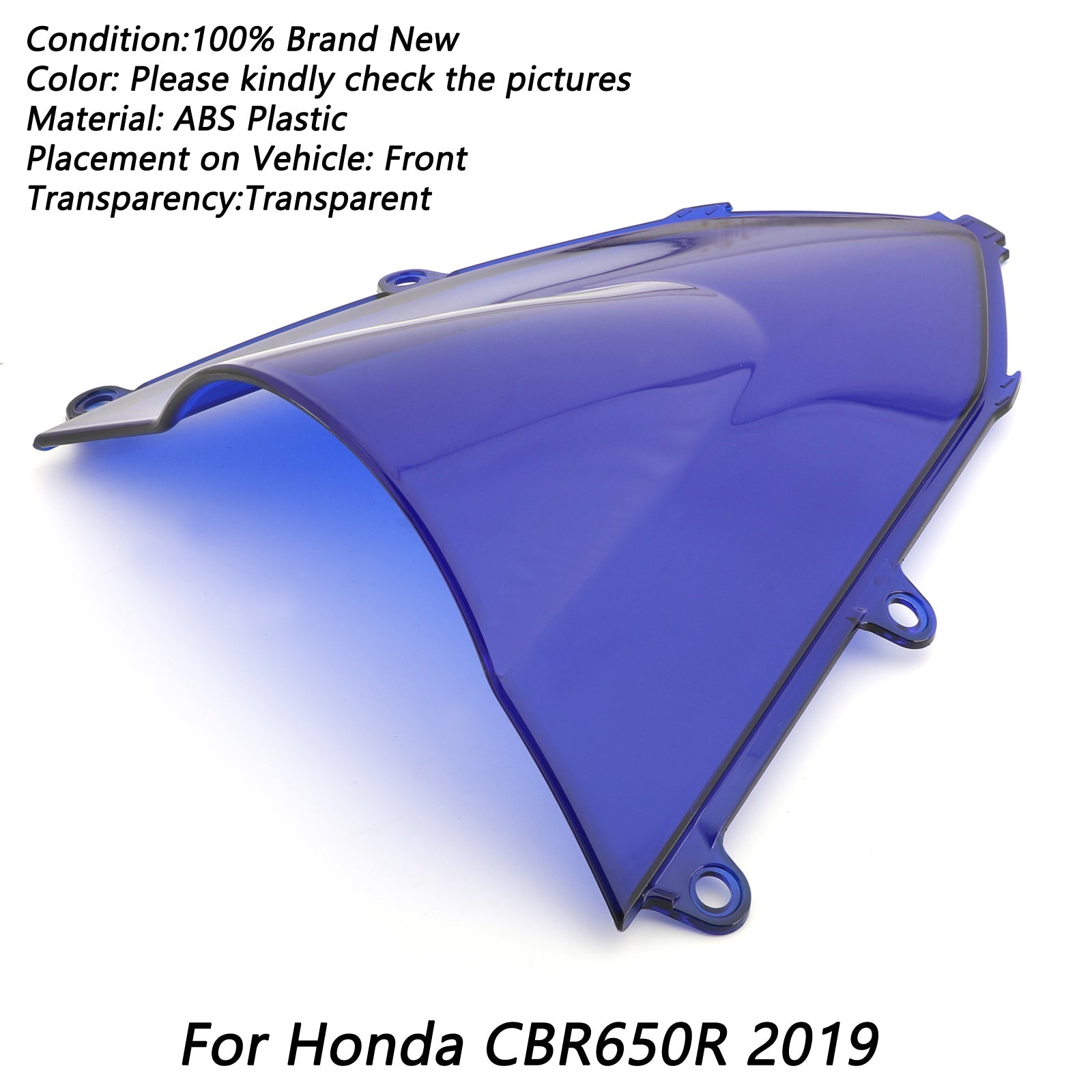 Windshield Windscreen For Honda CBR650R CBR 650 R 2019-2023 Generic