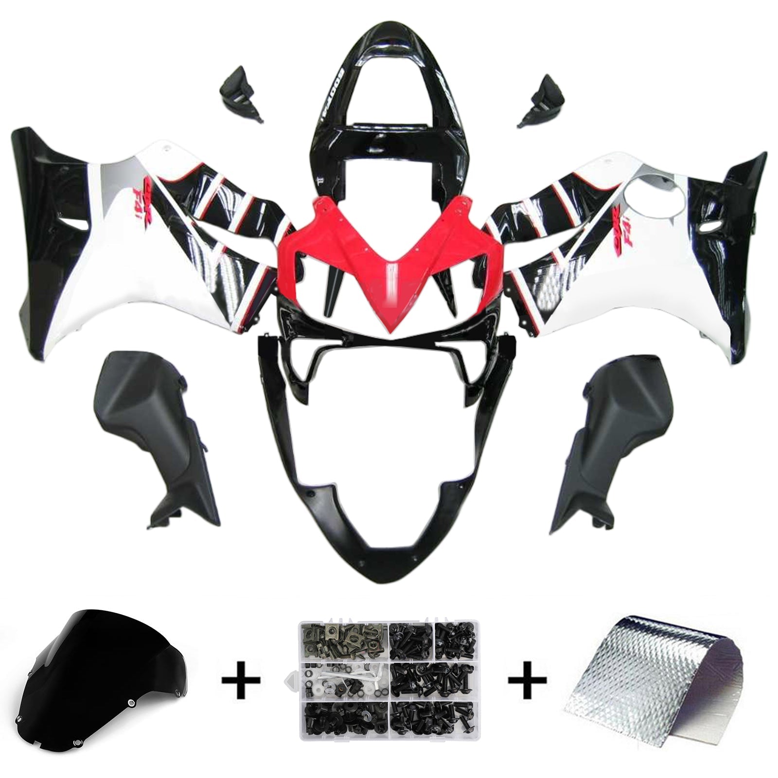 Honda CBR600 F4i 2001-2003 Fairing Kit Bodywork Plastic ABS