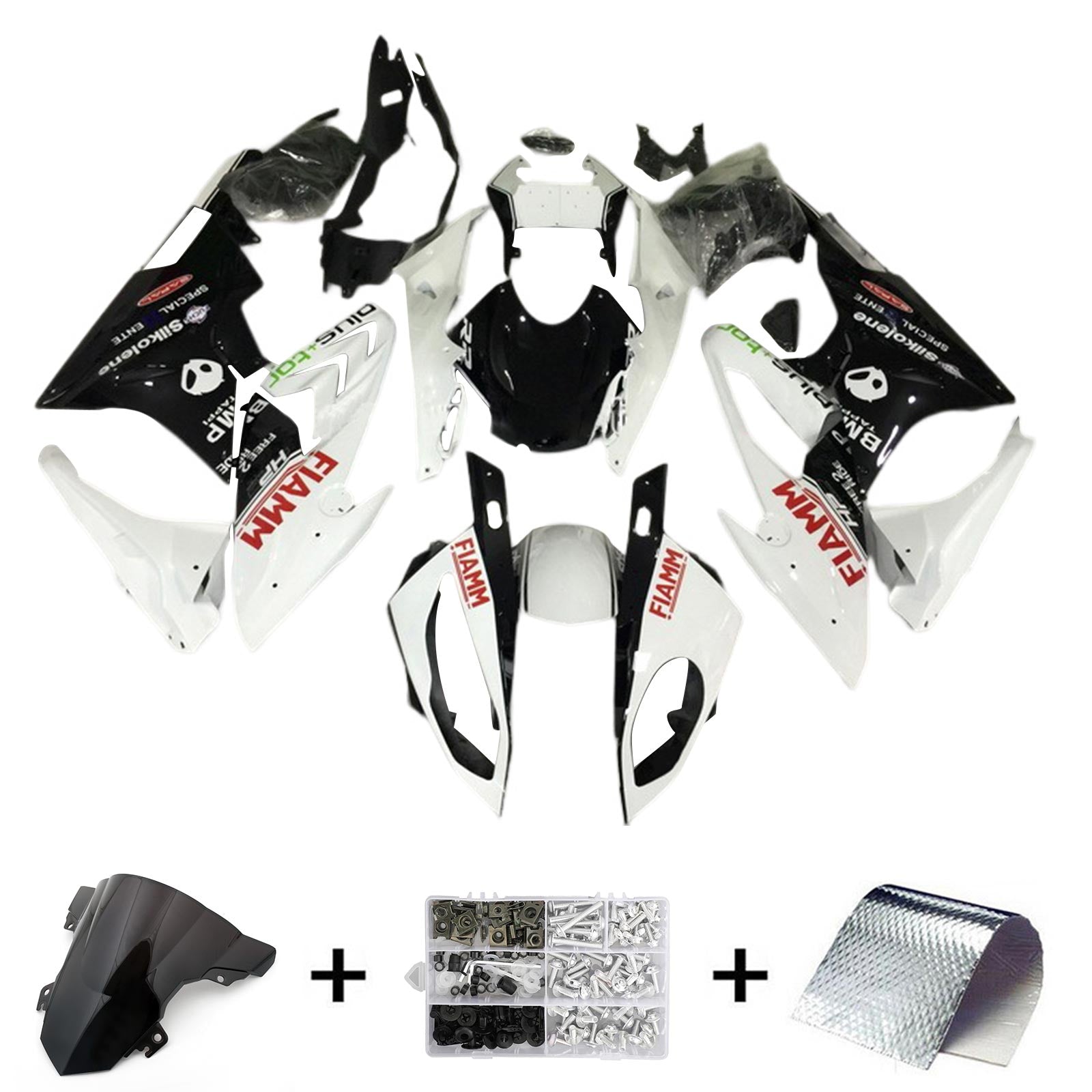 Amotopart BMW S1000RR 2017-2018 Fairing Kit Bodywork Plastic ABS