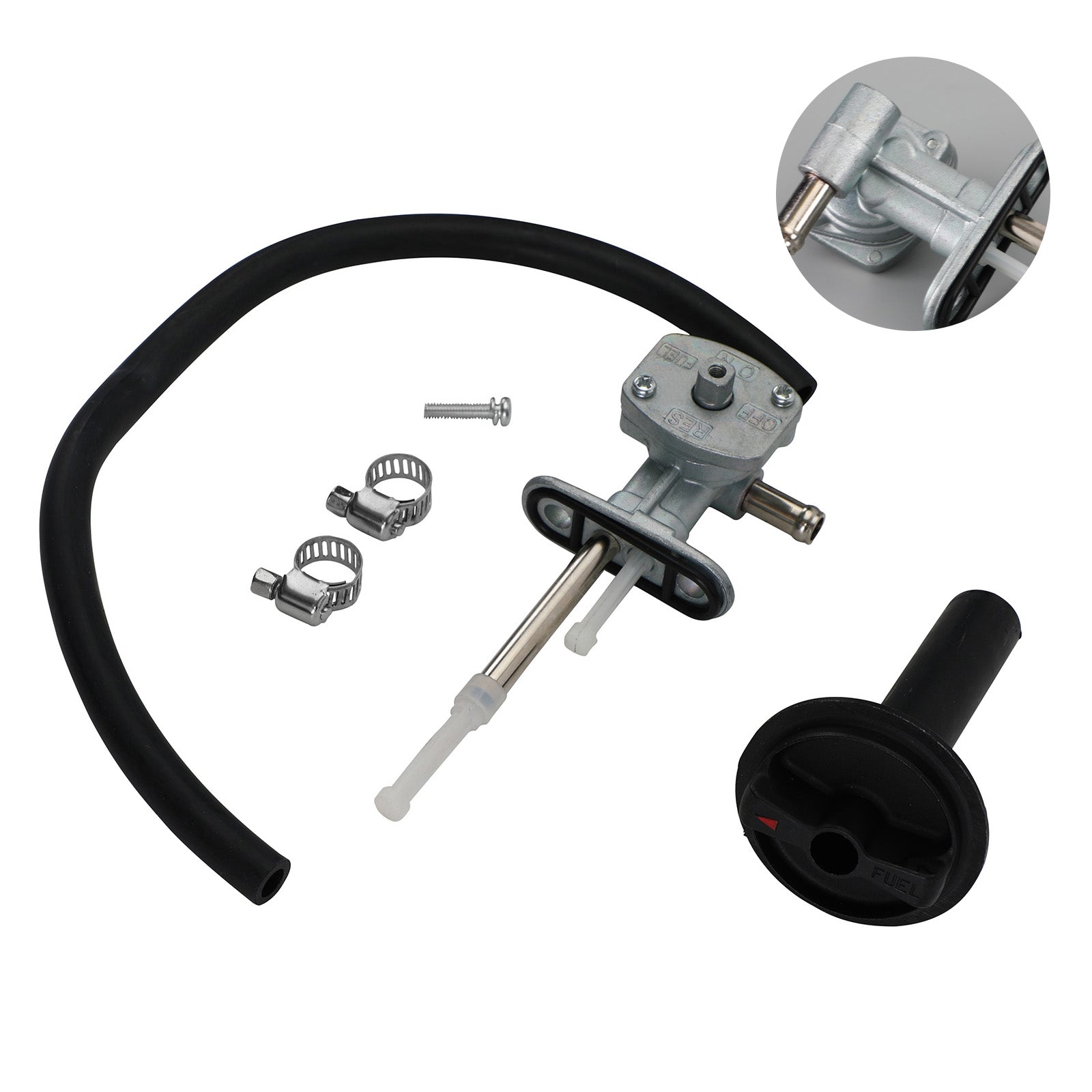 Llave De Gasolina Para Yamaha Kodiak Yfm400fa 450fa | Meses Sin Interés - Foto 9