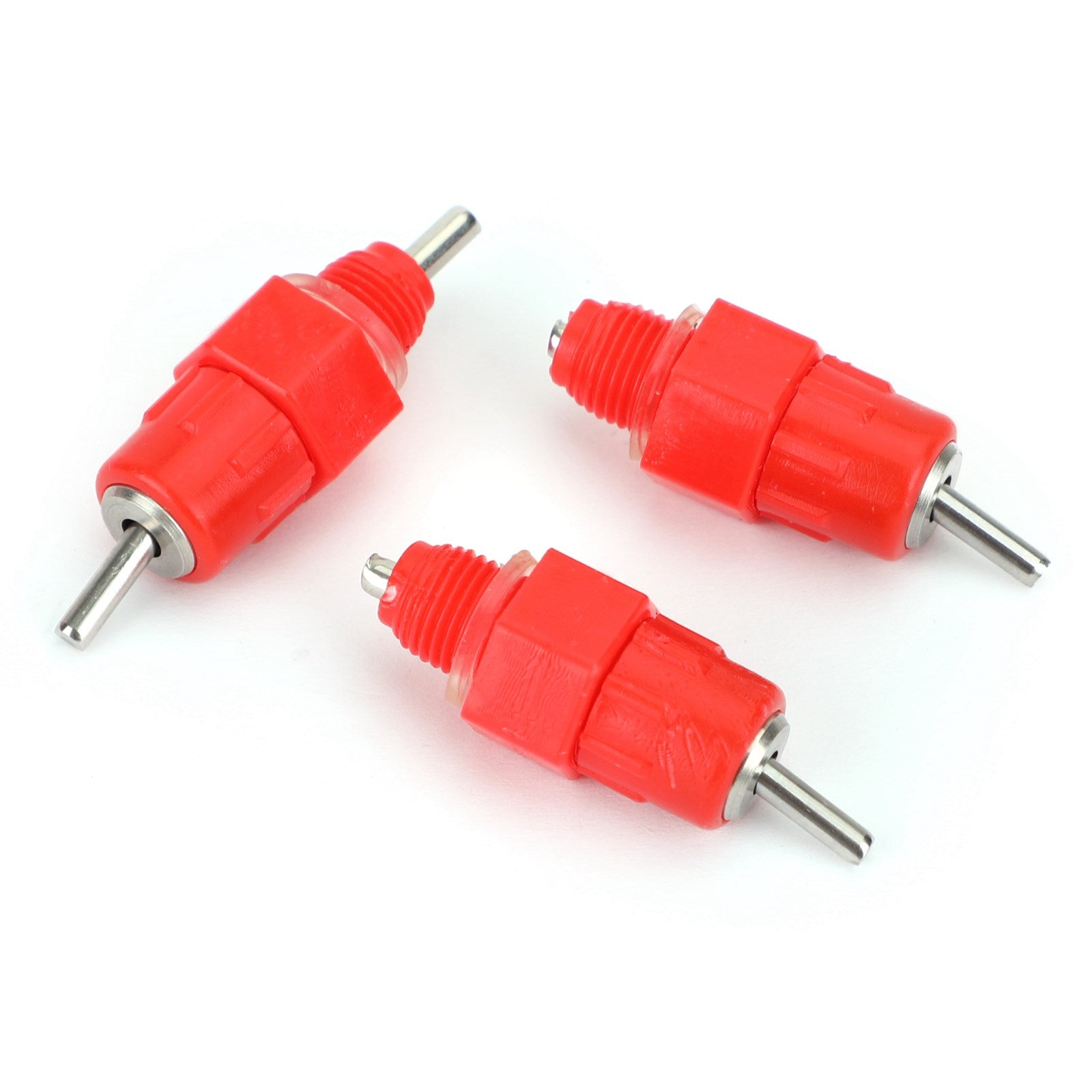 10 Uds. Válvulas de pezón de agua bebedero automático alimentador de aves de corral pollo pato pájaro