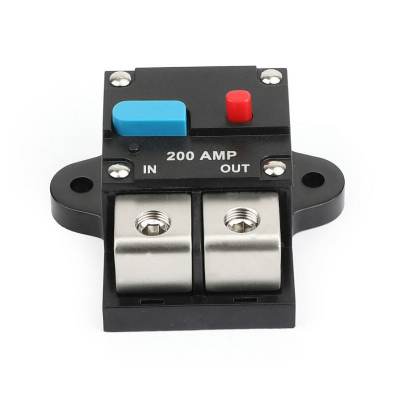 200A AMP Car Audio Marine Automatic Circuit Breaker Reset Fuse Insurance Block