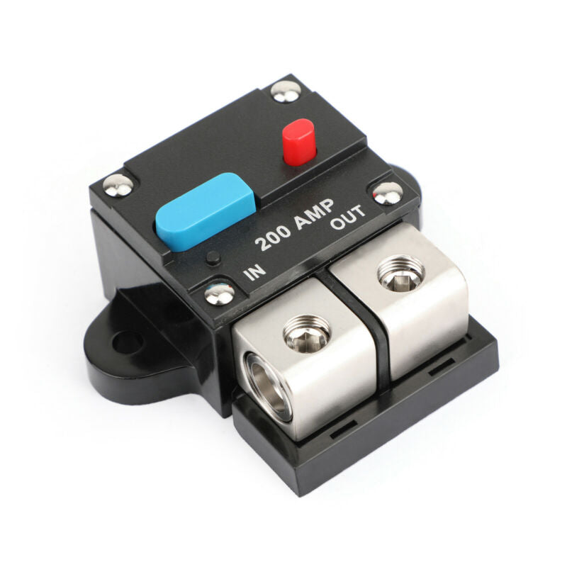 200A AMP Car Audio Marine Automatic Circuit Breaker Reset Fuse Insurance Block