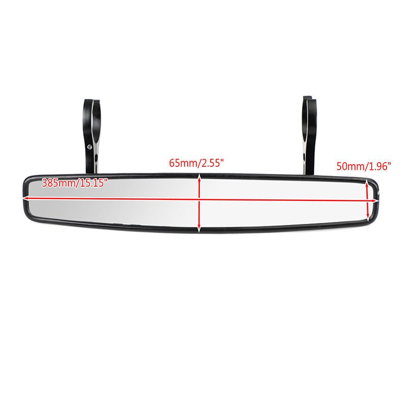 Espejo retrovisor central UTV de 1,75 "2" 15 "para Polaris Ranger RZR 900 XP 1000 S Turbo genérico