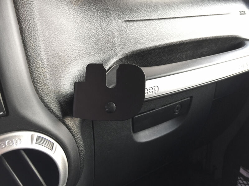 For Jeep Wrangler JK 2011+ 75WXST CB Radio Mic Mount Holder Passenger Grab Bar