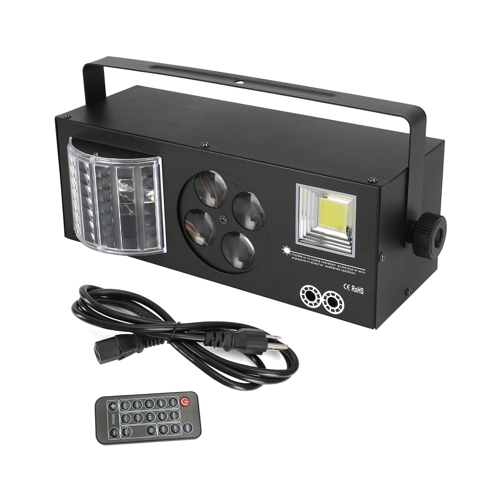 4In1 80W RGBW Pattern Strobe Lights LED DMX DJ Disco Party Stage Light + Remote