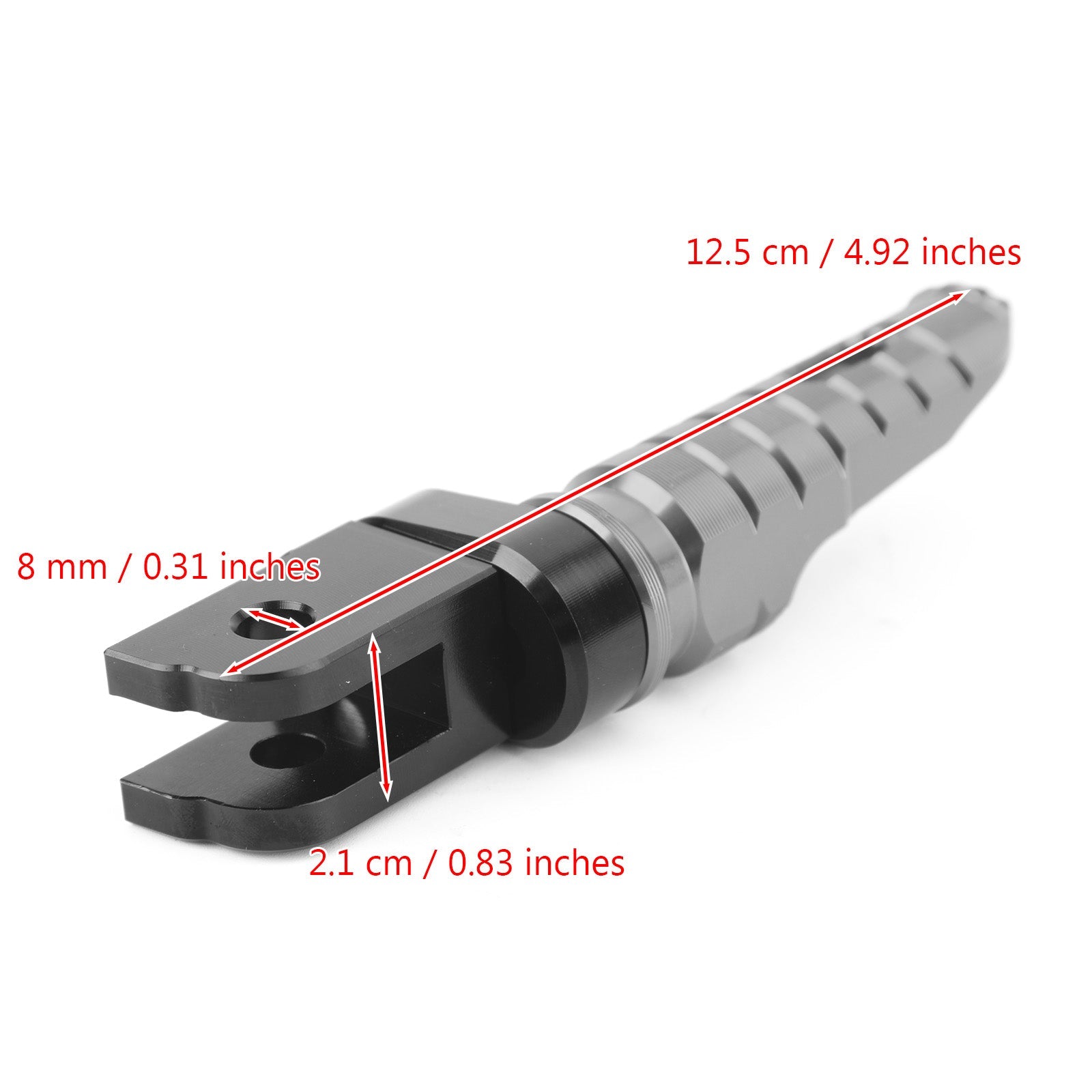 Front Footrests Foot Peg for BMW R nineT 14-20 Scrambler/Pure 16-20 F900R F900XR Generic