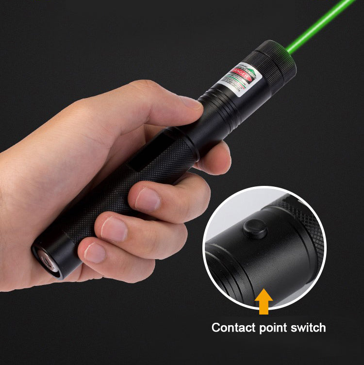 500Mile Lightweight 532nm 303 Green Laser Pointer Visible Beam Light Lazer Pen+18650+Charger