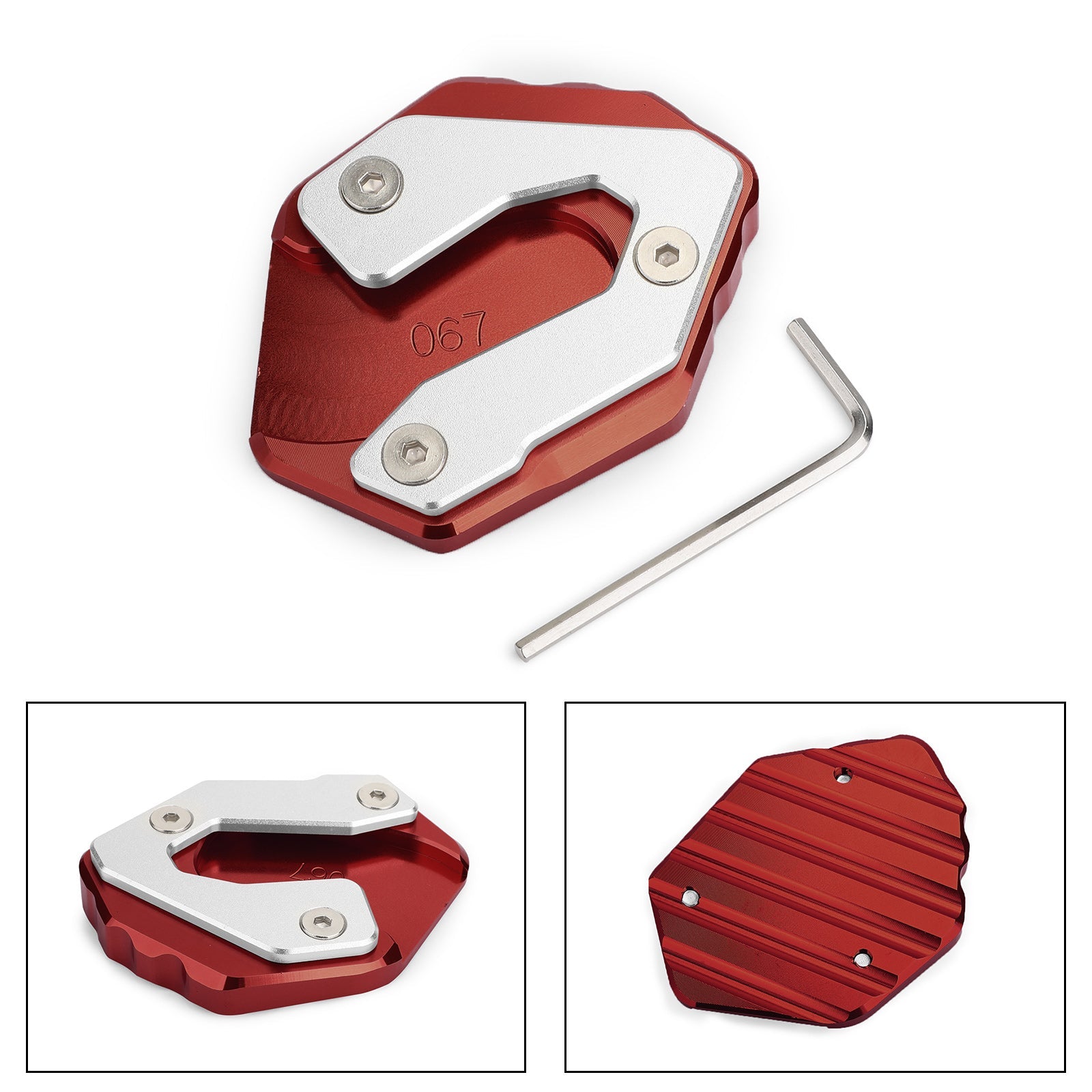 Kickstand Side Stand Plate Extension For Yamaha MT 09 FZ 09 14-18 XSR900 Generic