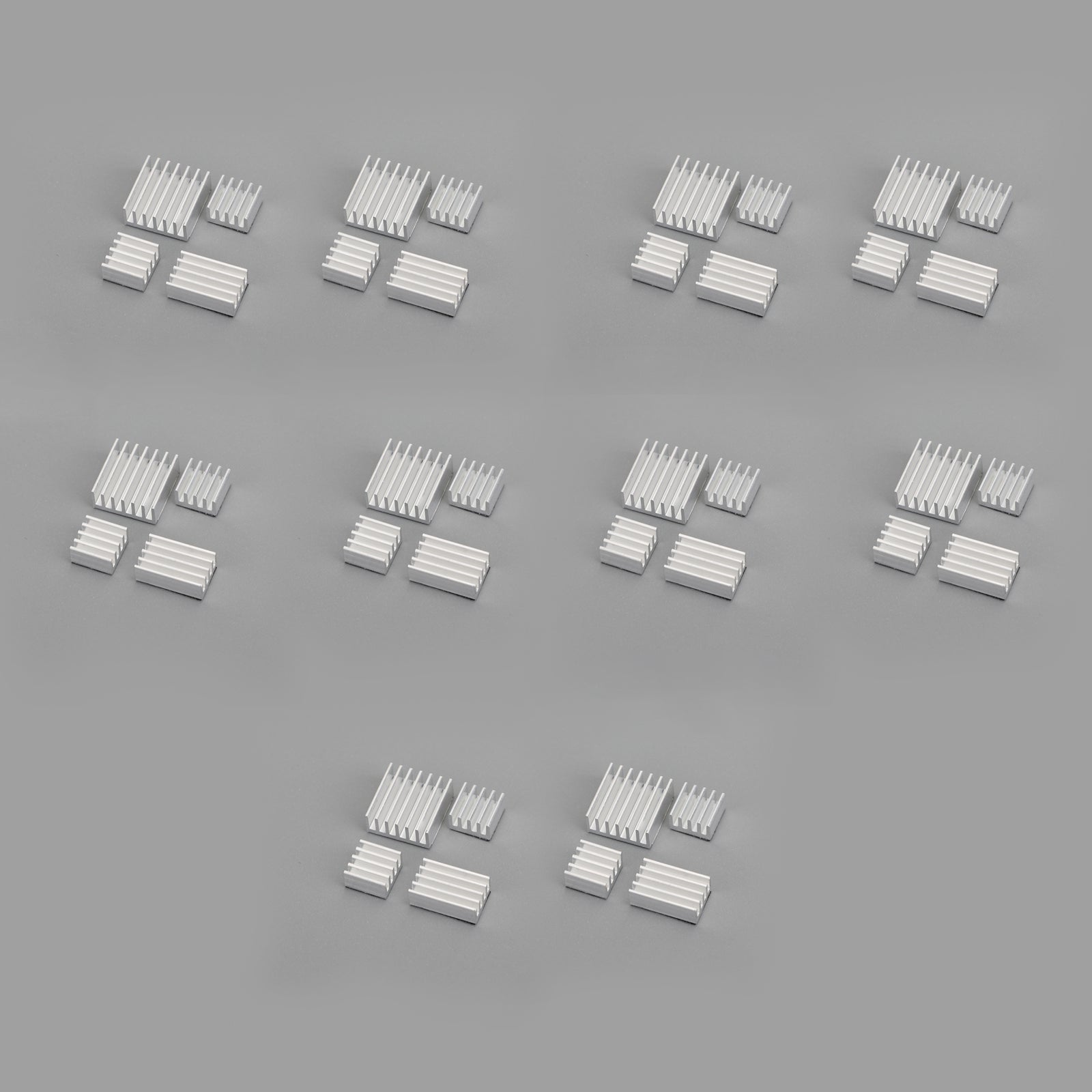 Aluminum Heatsink Radiator Cooler Kit with Sticker 40PCS Raspberry Pi 4B Model B