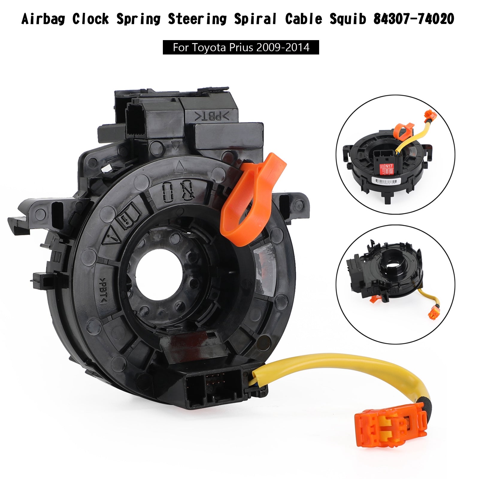 2011-2014 Toyota Yaris (KSP130& NSP130) Airbag Clock Spring Spiral Cable Squib 84307-74020