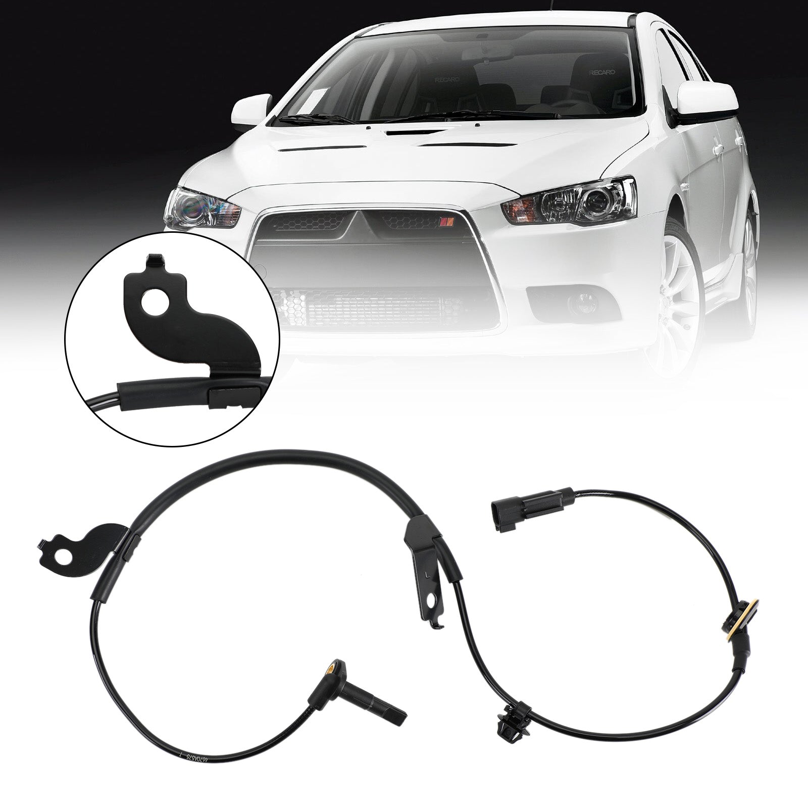 Front Rear Left Right Wheel Speed ABS Sensor For Mitsubishi Lancer Front Rear Left Right Wheel Speed ABS Sensor For Mitsubishi Lancer