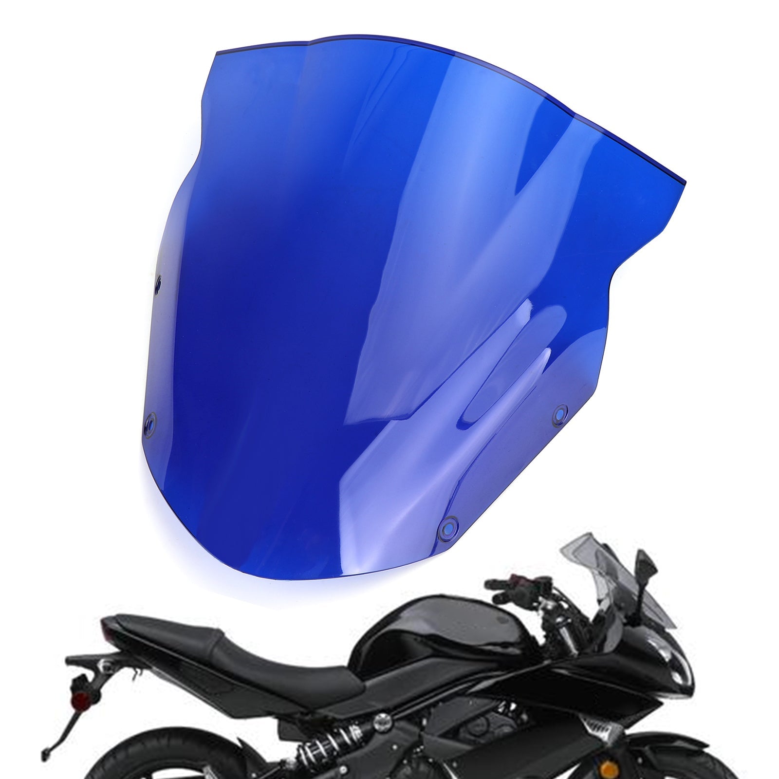 Windshield Windscreen Wind Protector for Kawasaki Ninja 650 ER6F 2009-2011 Generic