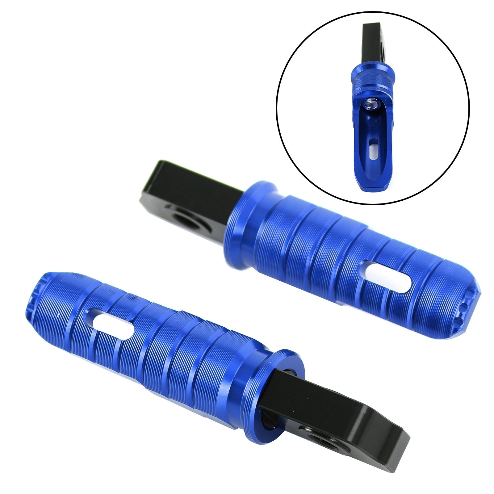 Reposapiés delanteros Pie Peg para Aprilia GPR 125 150 250 APR150 RS125 TUONO125 Genérico