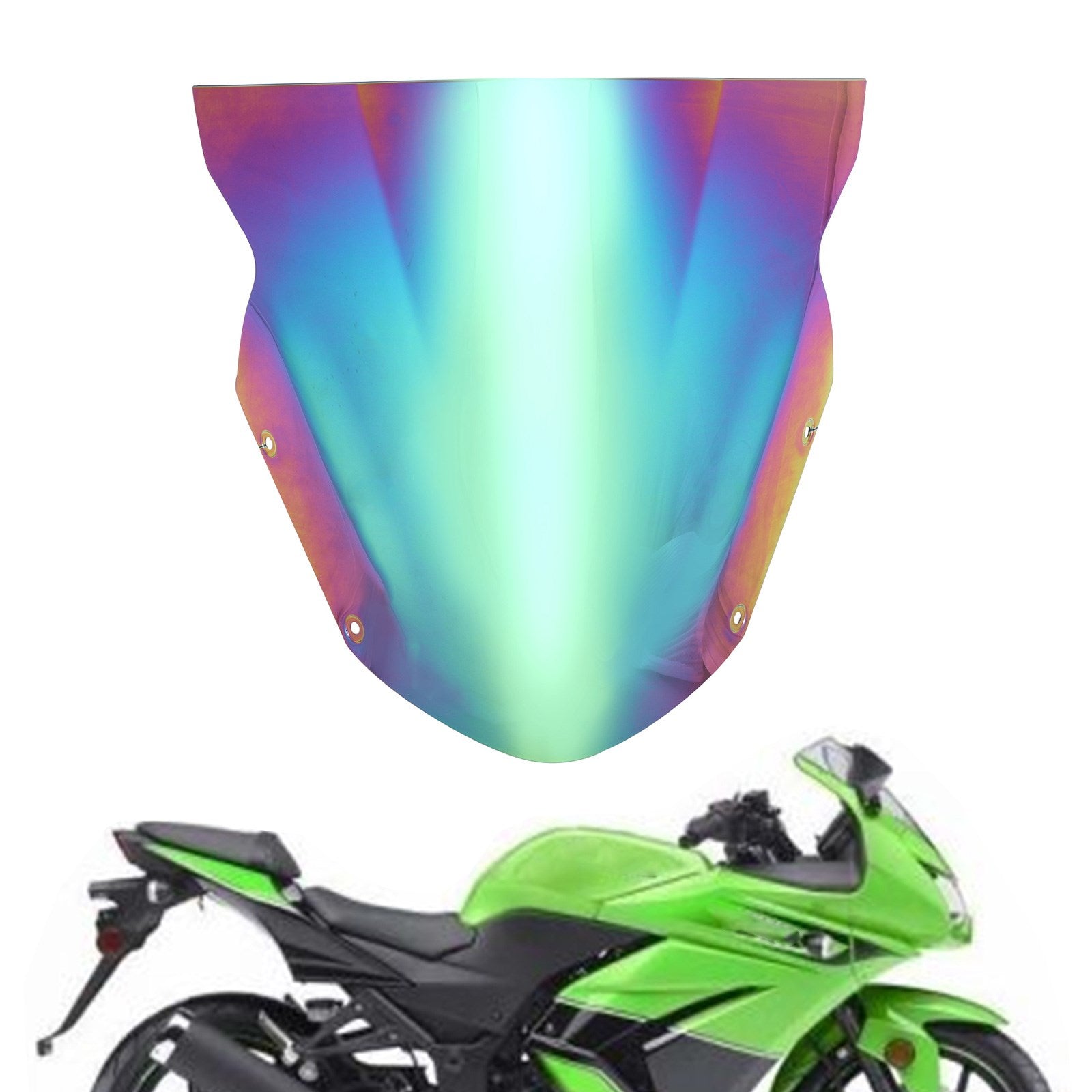 Windshield Windscreen Wind Protector for Kawasaki Ninja 650 ER6F 2009-2011 Generic