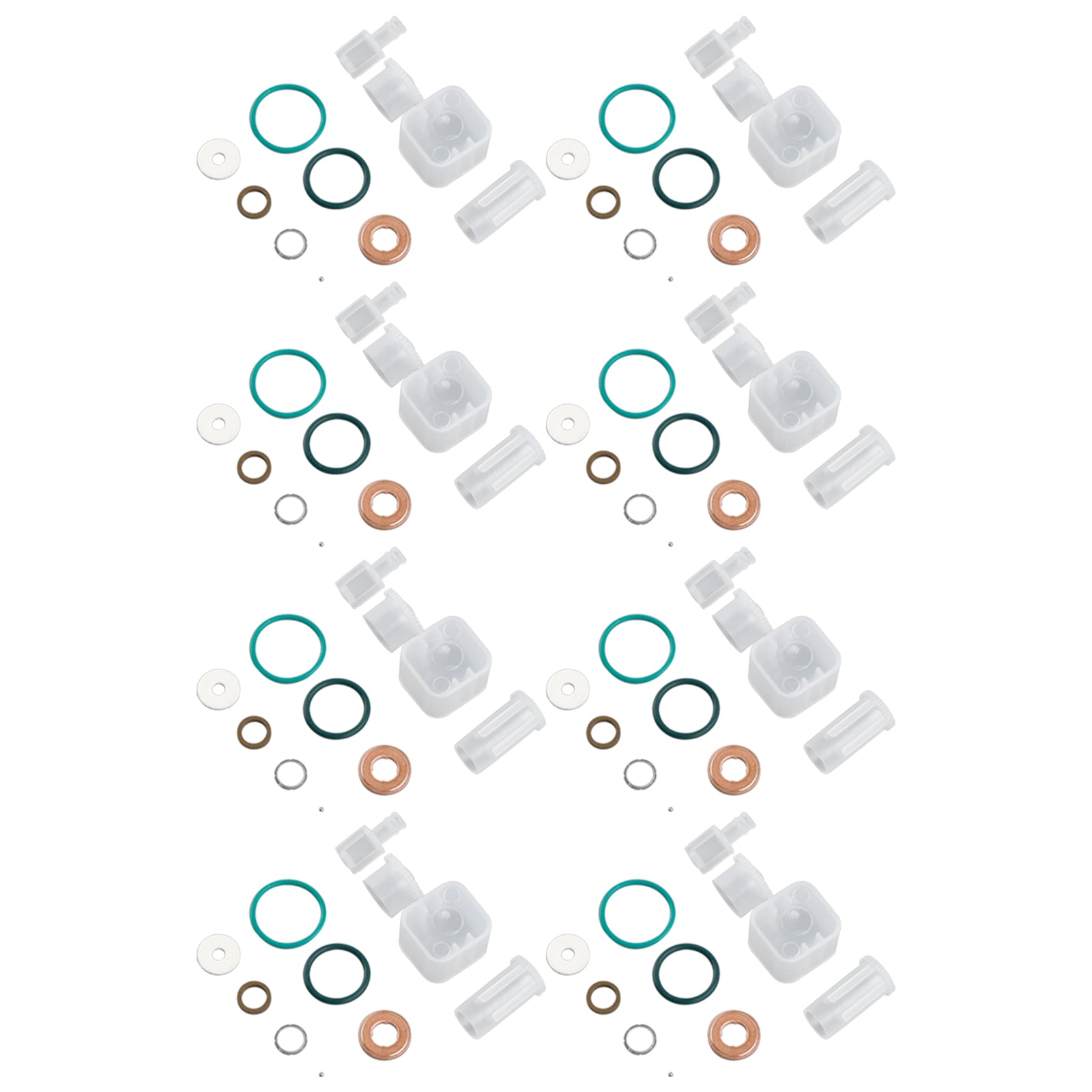 8PCS Fuel Injector Repair Kit Fit Chevy Fit GMC Duramax Hummer 6.6L 2006-2007