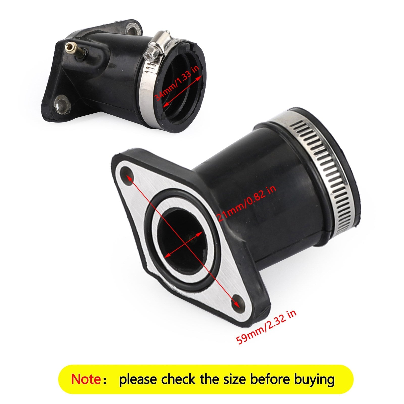 Carburetor Intake Manifold Boot Fit for Yamaha TTR125 TTR125E TTR125L TTR125LE