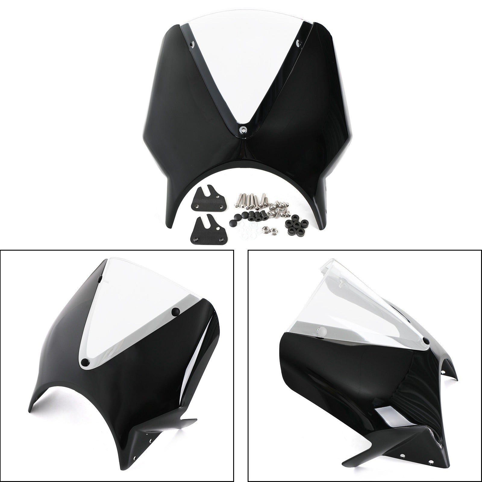 ABS Plastic Motorcycle Windshield WindScreen for Yamaha XSR700 XSR900 2020 Generic