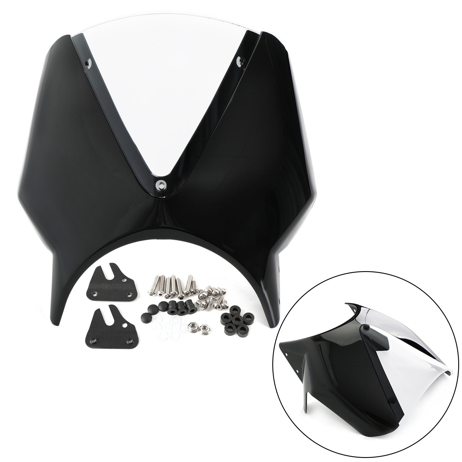 ABS Plastic Motorcycle Windshield WindScreen for Yamaha XSR700 XSR900 2020 Generic