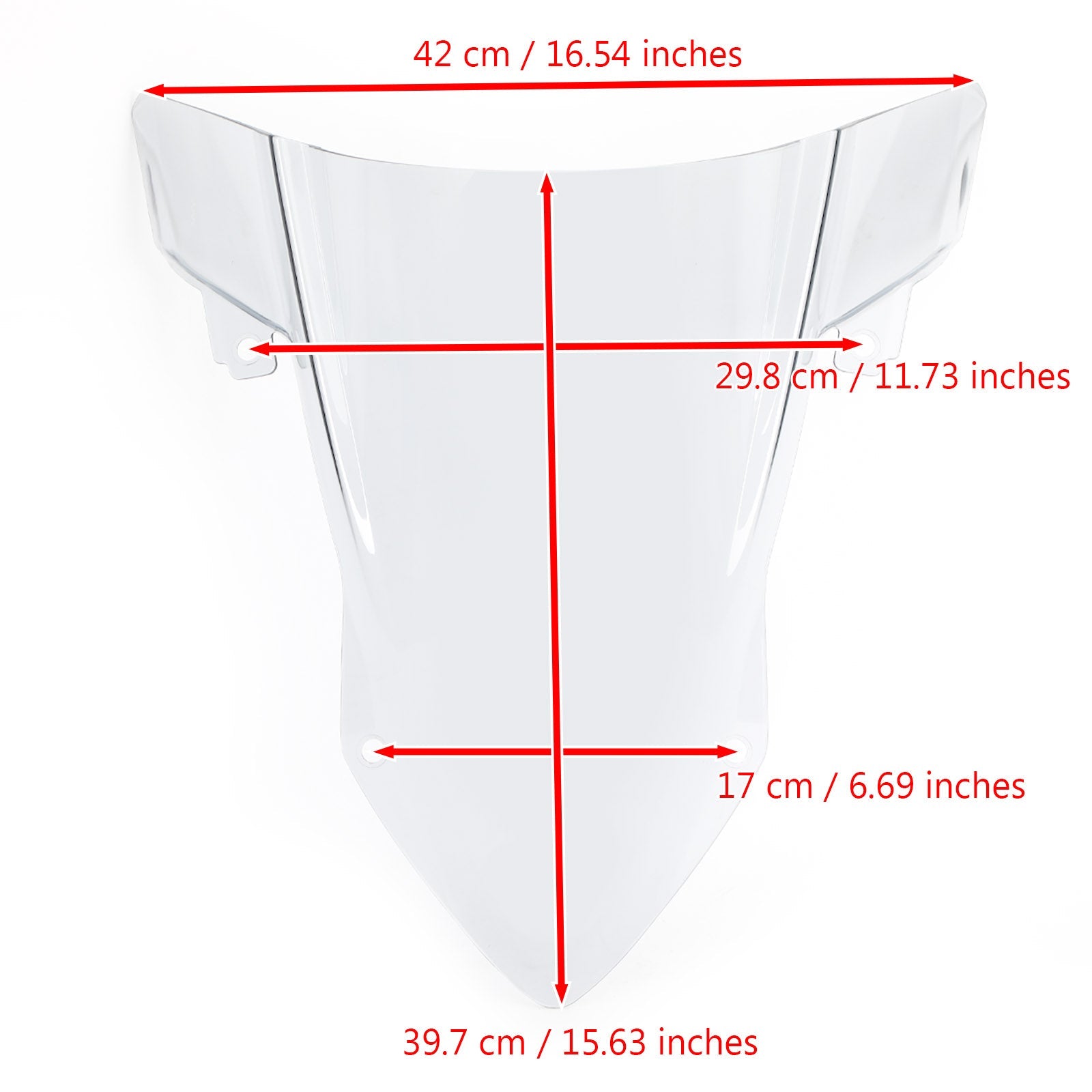 ABS Plastic Motorcycle Windshield WindScreen for BMW S1000RR 2019-2020 Generic