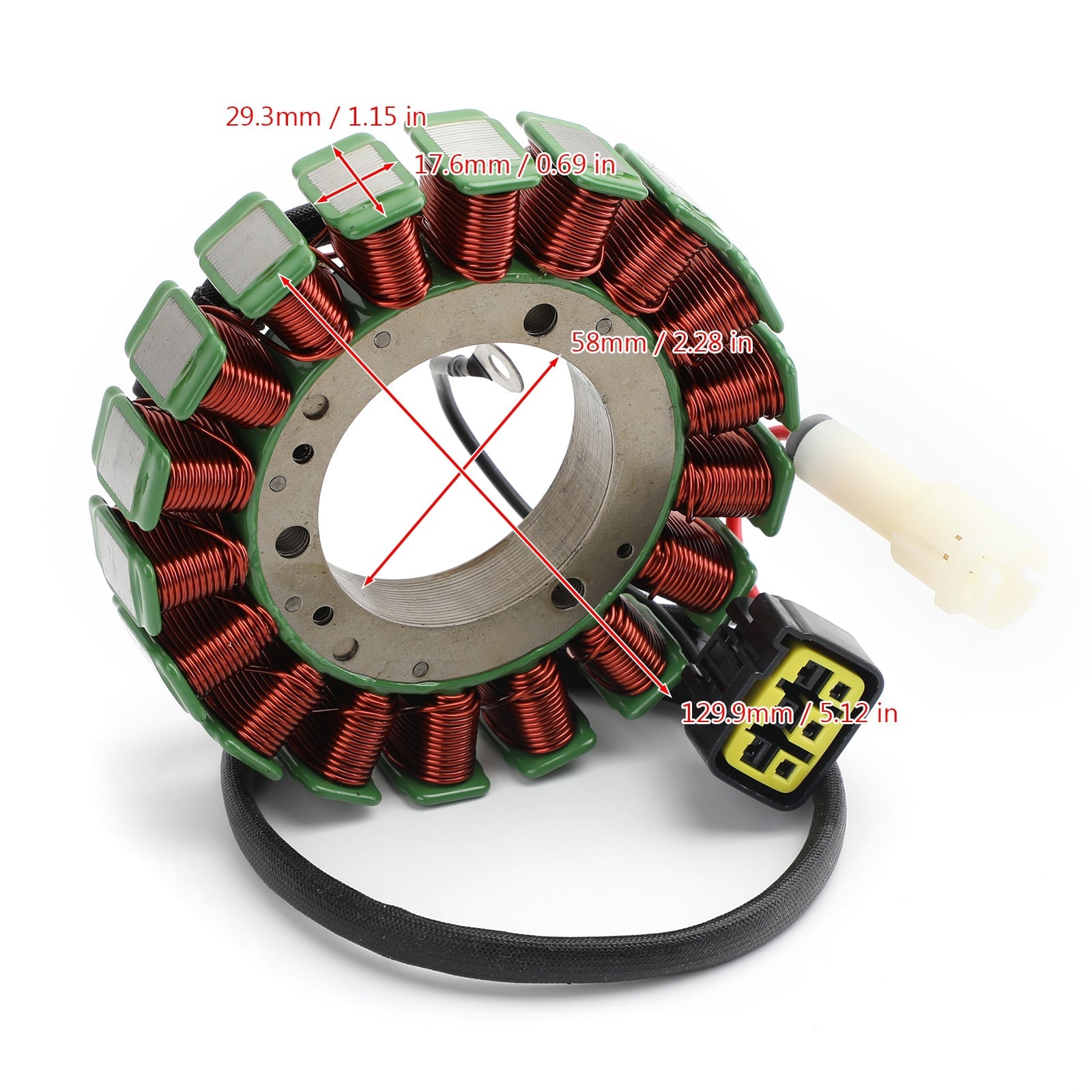 Alternator Magneto Stator for Yamaha F115 4-Stroke 2000-13 68V-81410-00 881366T Generic