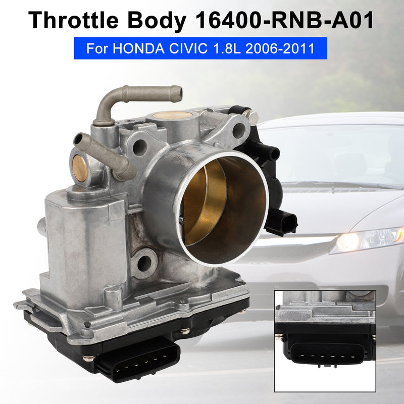 Honda Civic 1.8L 2006-2011 Throttle Body With Sensor 16400-RNB-A01
