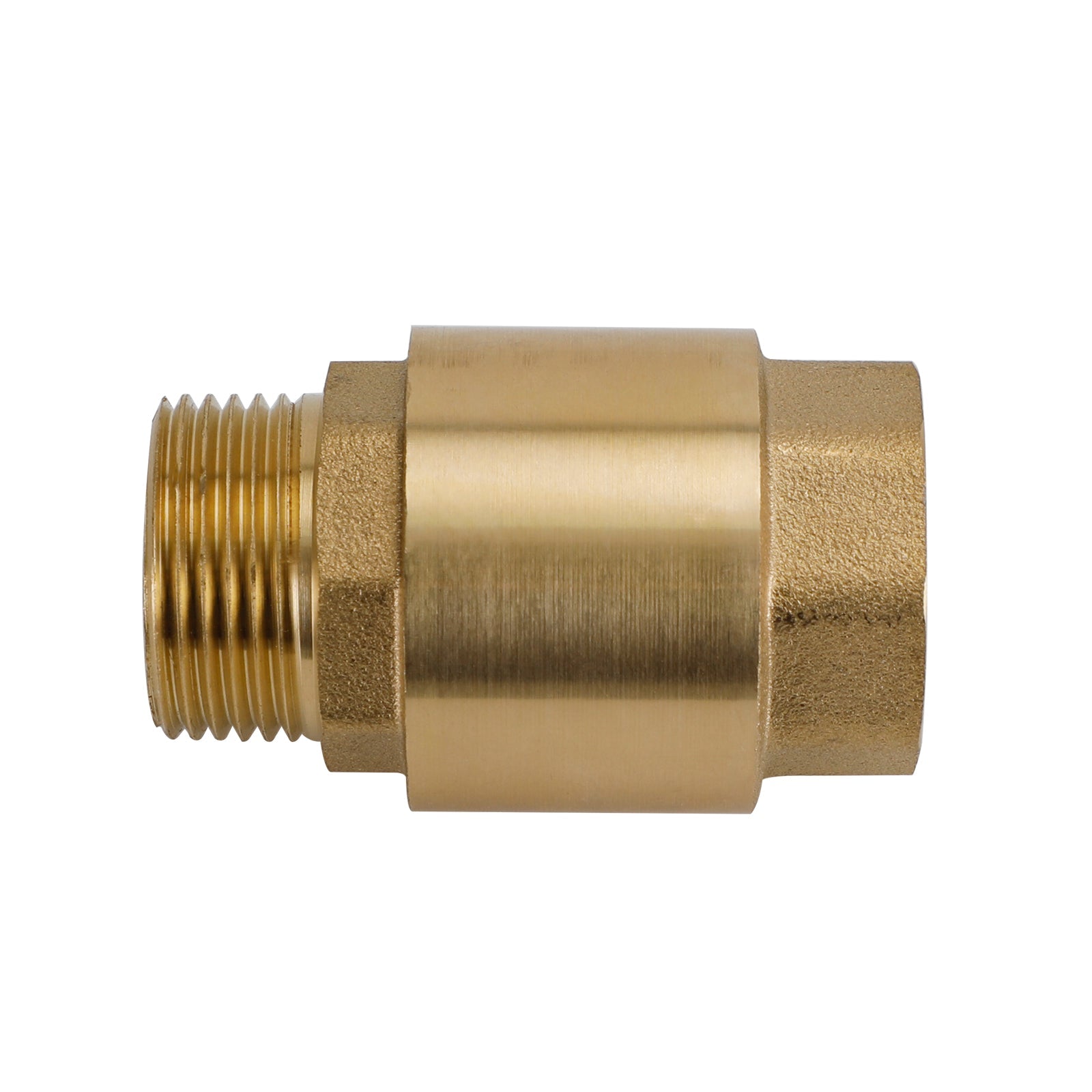 Brass Check Valve G1/2" G3/4" G1" M To F Thread Non-Return Backflow Prevention