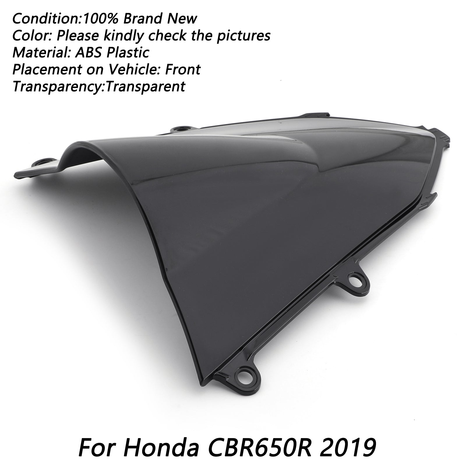 Windshield Windscreen For Honda CBR650R CBR 650 R 2019-2023 Generic