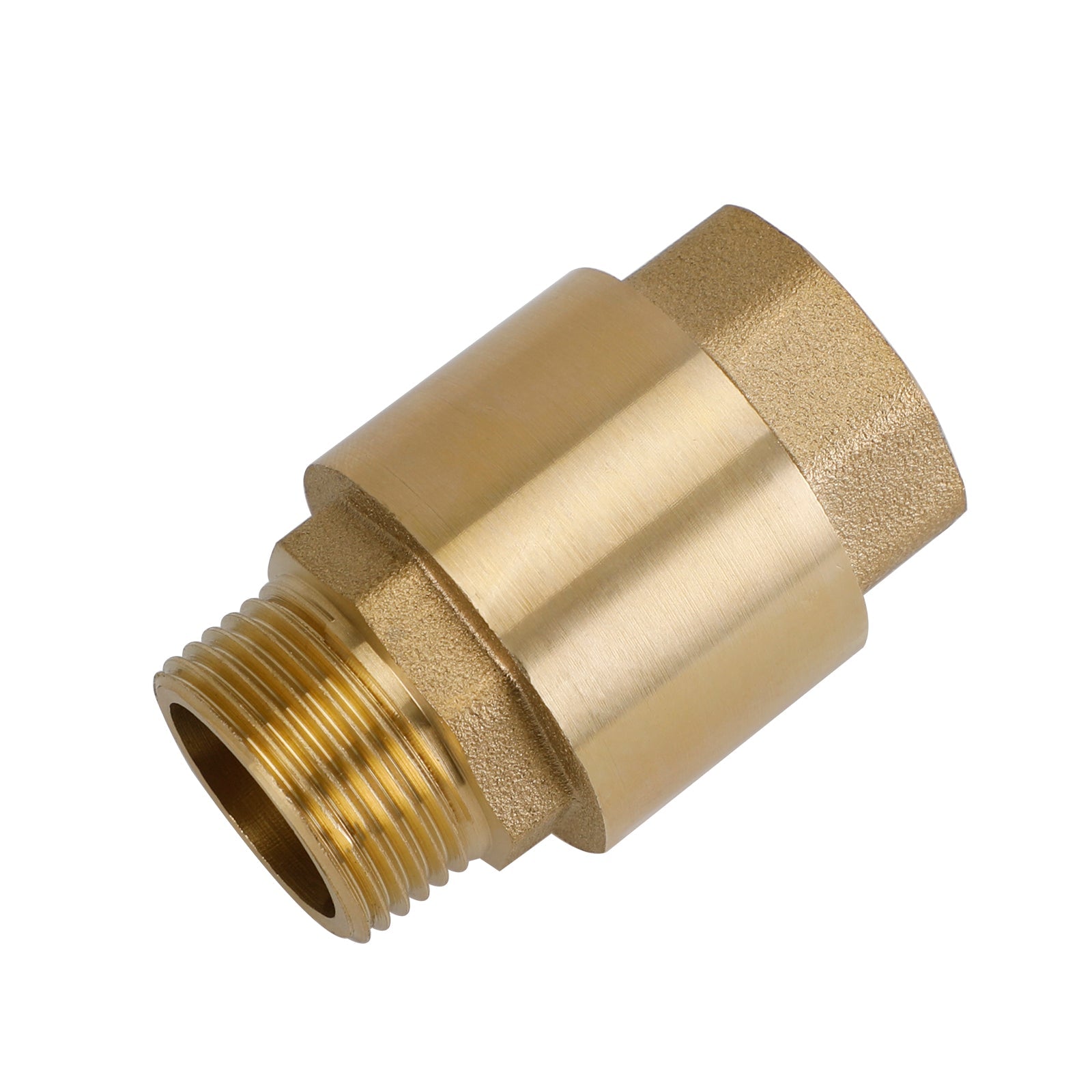 Brass Check Valve G1/2" G3/4" G1" M To F Thread Non-Return Backflow Prevention