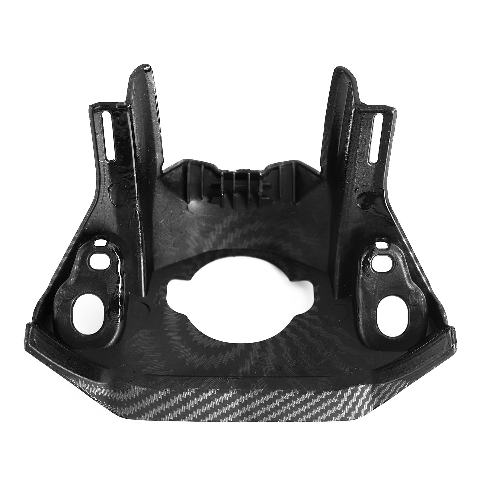 Cubierta embellecedora de cubierta de bloqueo de llave delantera de carbono para Honda CB650R CBR650R 2019-2021 genérico