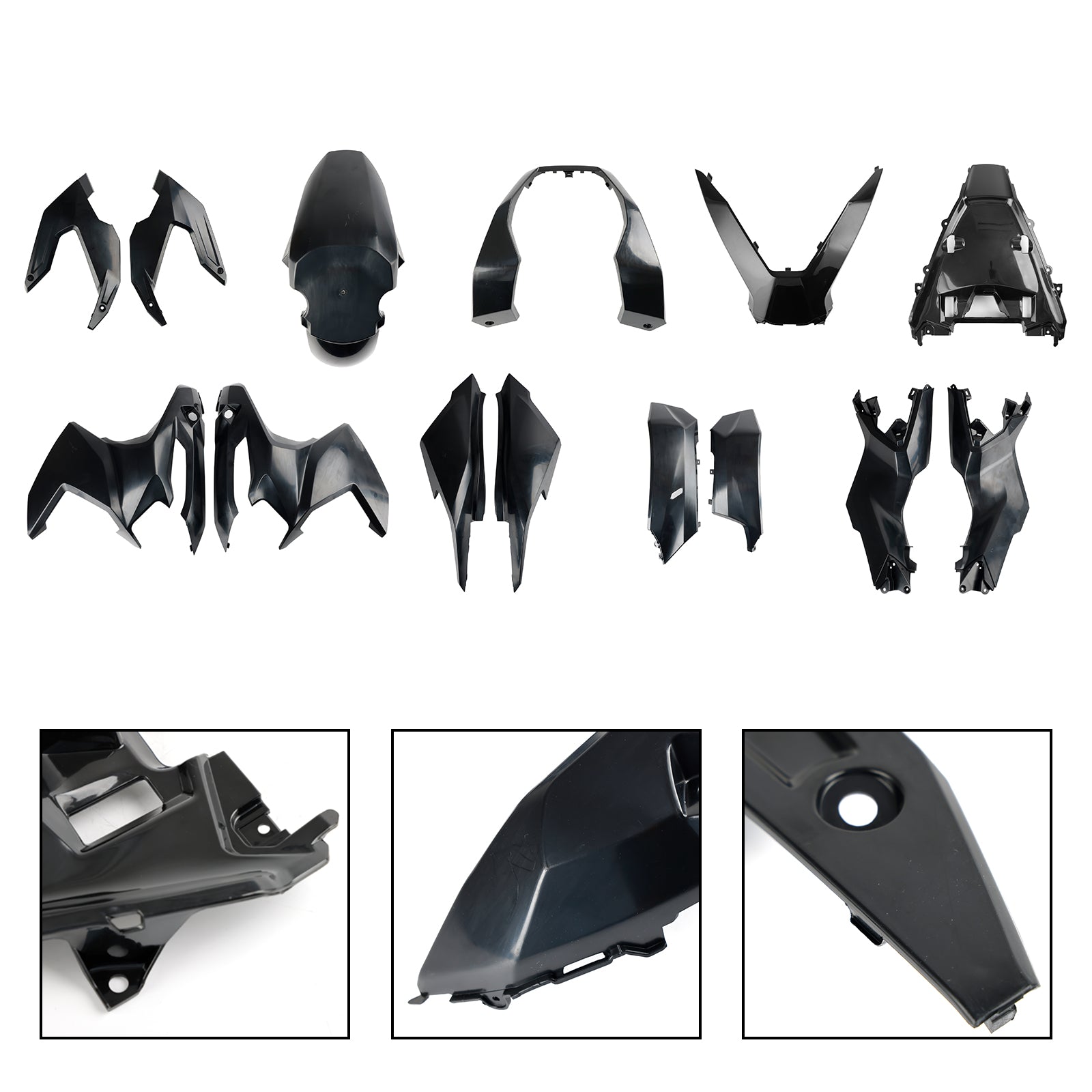 Honda ADV 160 2023 2024 Bodywork Fairing ABS Injection Molding Unpainted