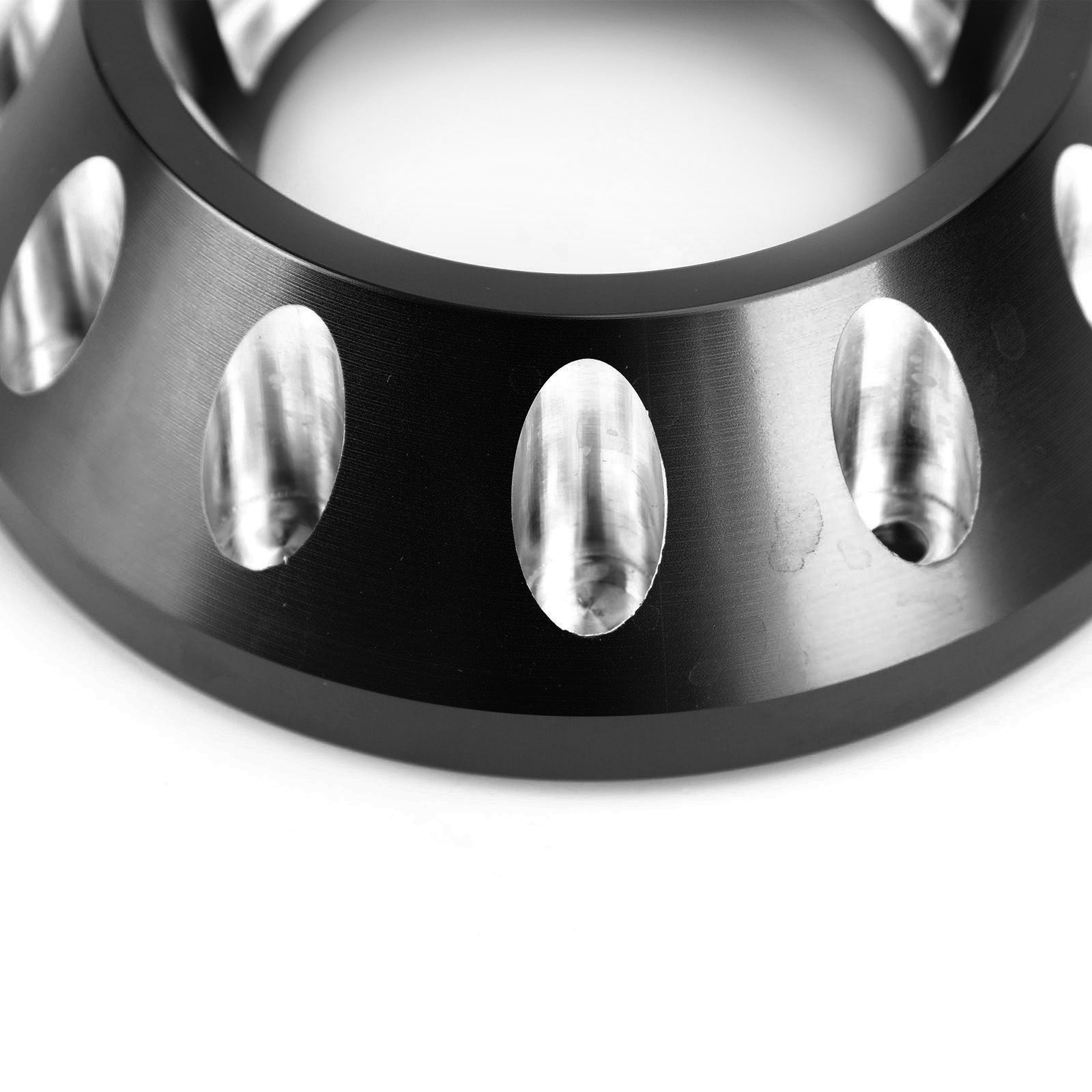 CNC Exhaust Bottom End Caps Black Fit for Ducati Scrambler 1100 Sport Special Generic