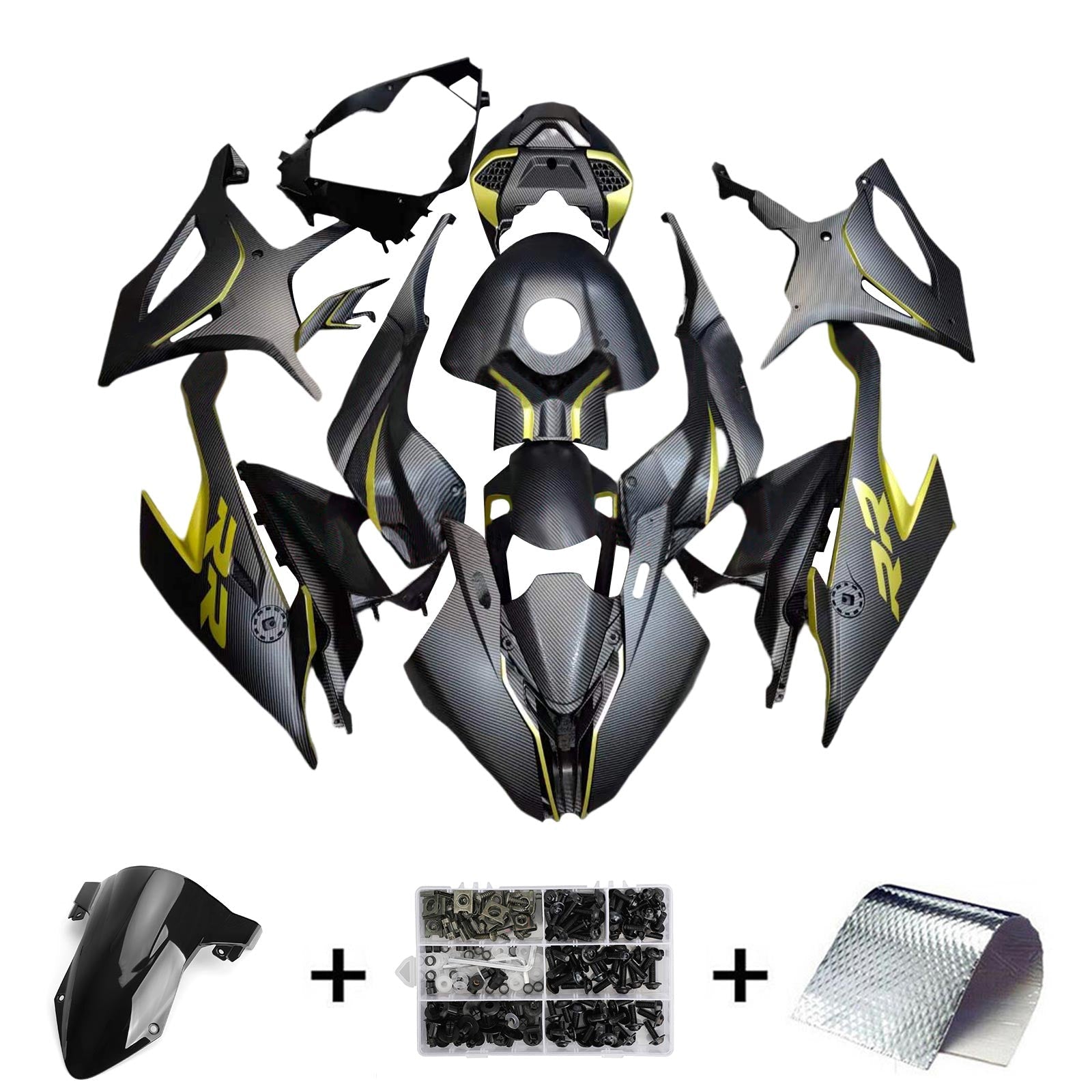 Amotopart BMW M1000RR S1000RR 2019-2022 Fairing Kit Bodywork Plastic ABS