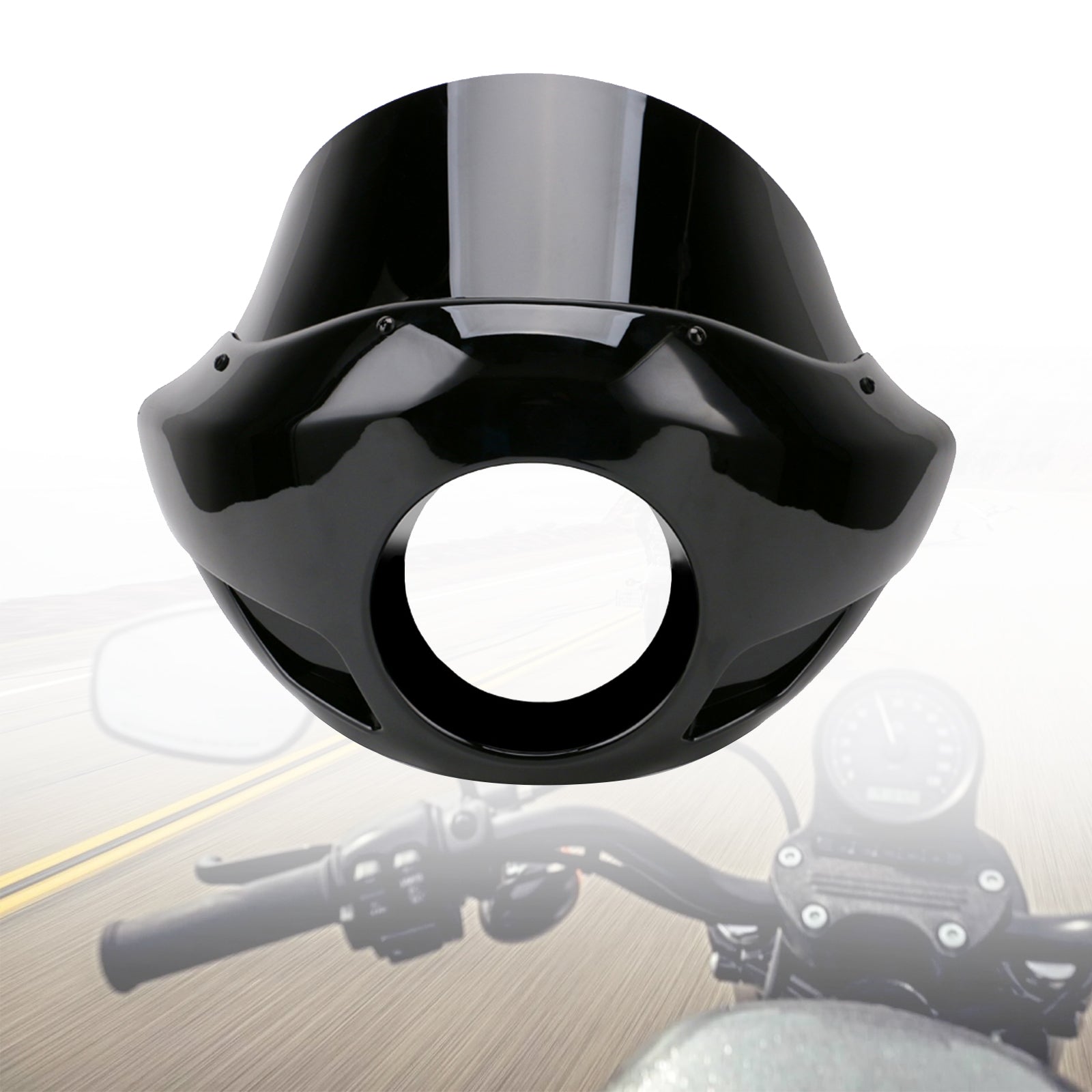 35mm-49mm Forks 5.75" Headlights Sportster Windshield Headlight Fairing