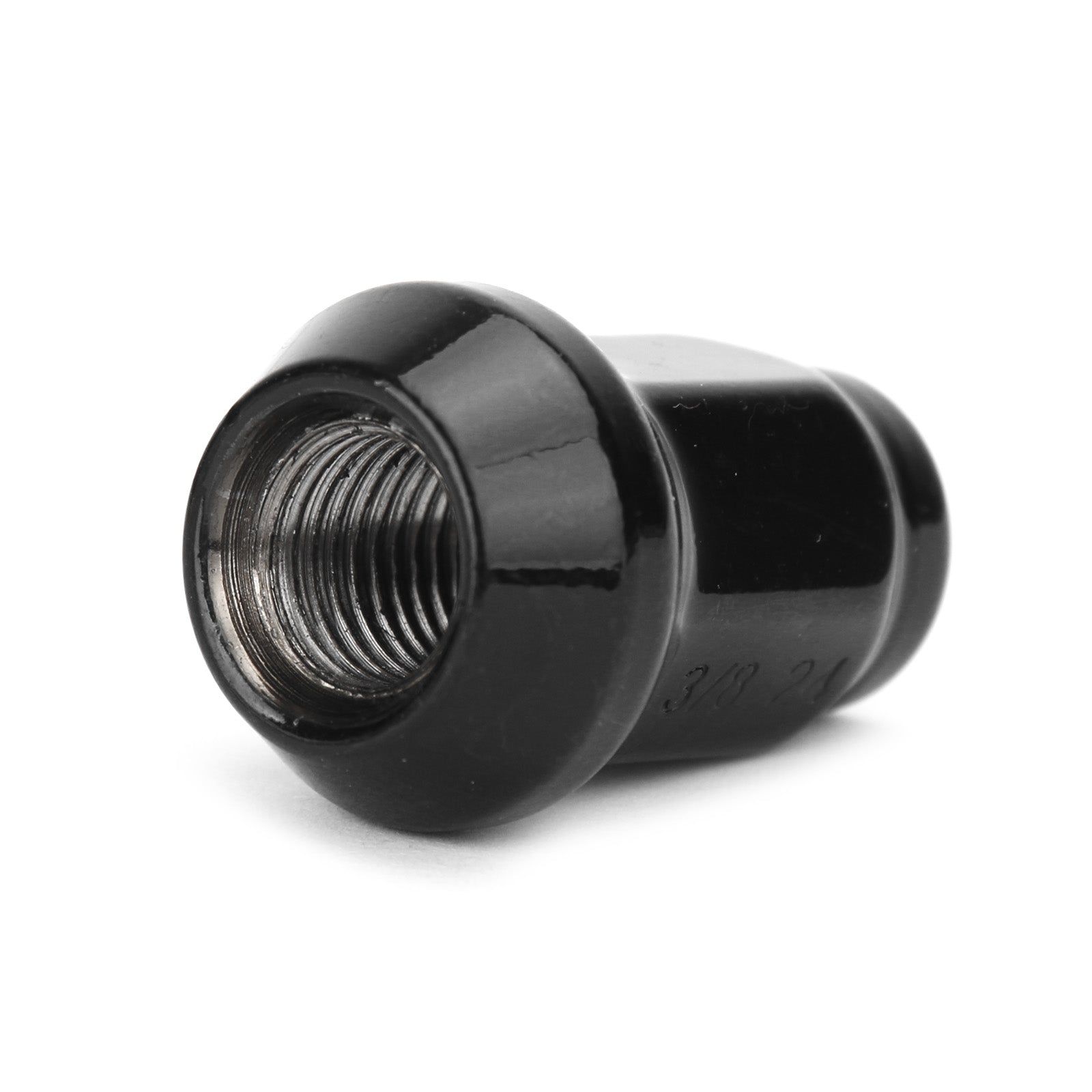 16 tuercas de rueda negras de 3/8" 24 cónicas para Polaris Ranger RZR 4 XP Sportsman Generic