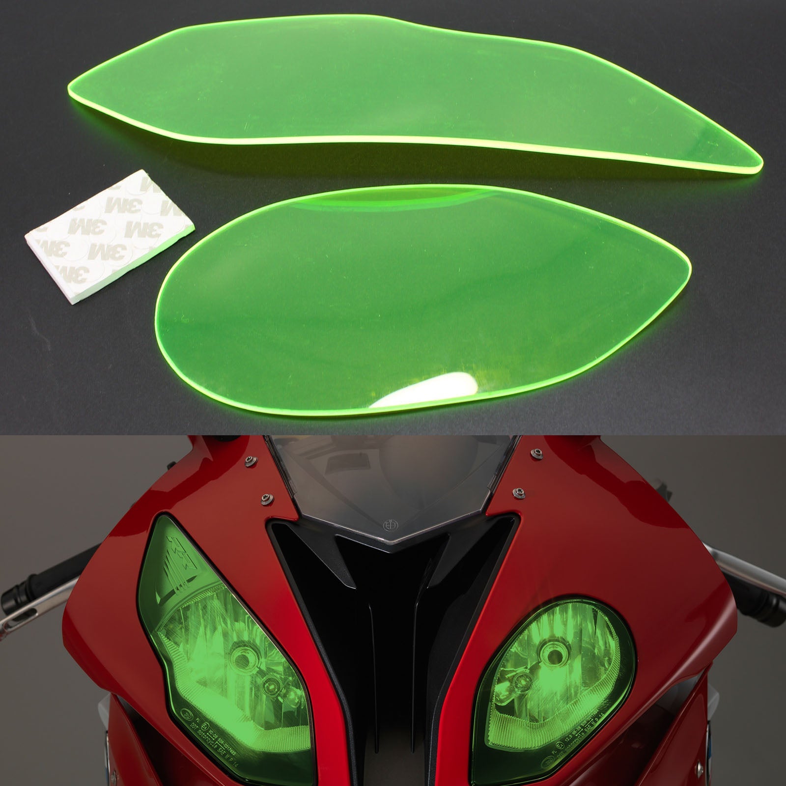 Front Lamp Lens Headlight Lens Protection Fit For Bmw S1000Rr 2015-2018 Smoke Generic