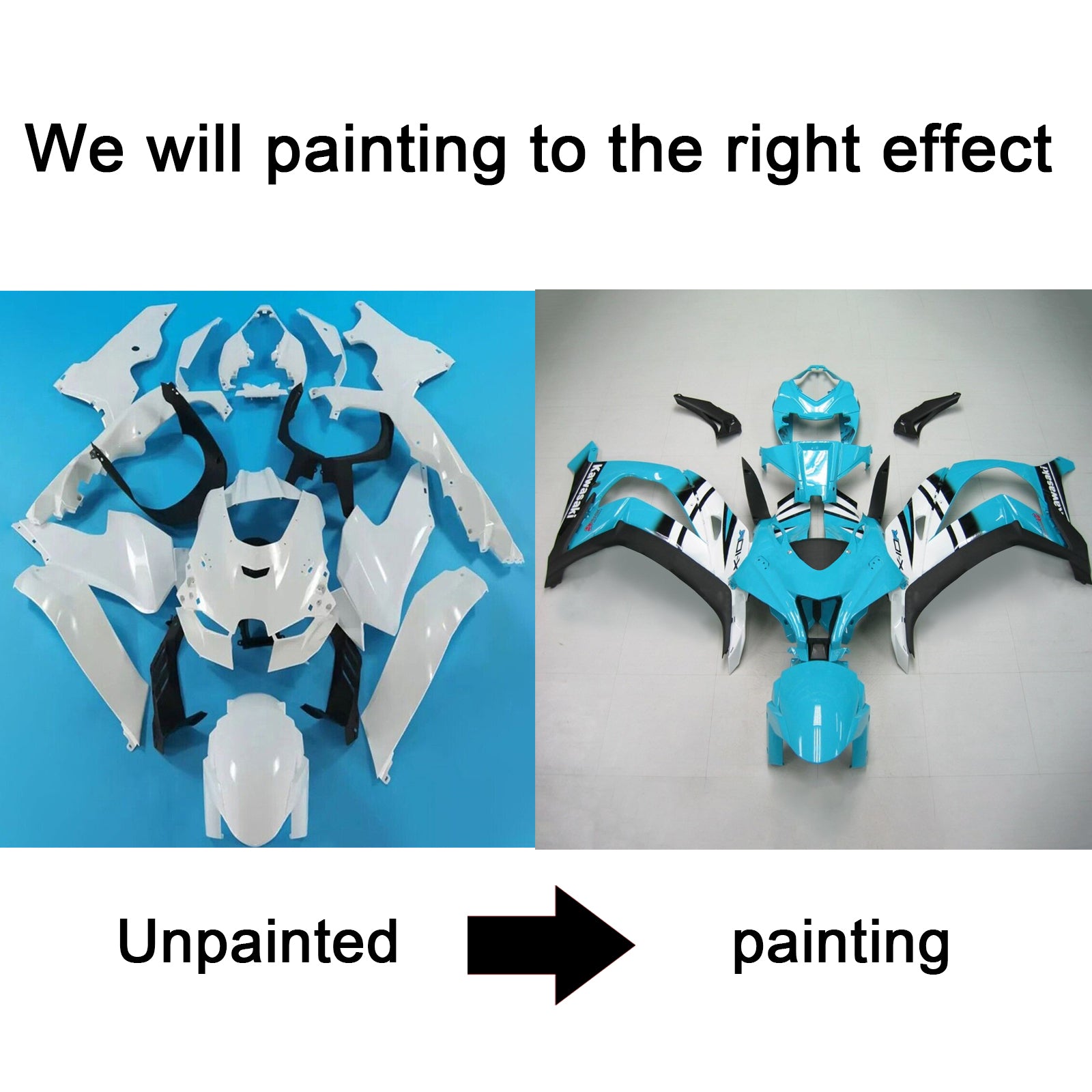 Kawasaki ZX-10R ZX-10RR 2021-2025 Fairing Kit Bodywork ABS