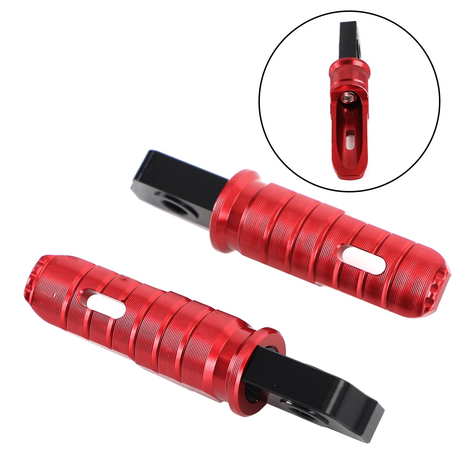 Reposapiés delanteros Pie Peg para Aprilia GPR 125 150 250 APR150 RS125 TUONO125 Genérico