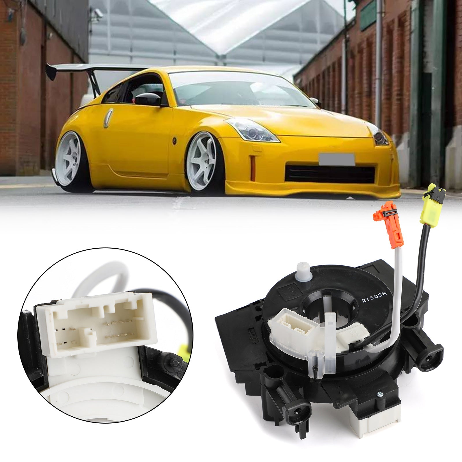 Clock Spring Airbag Spiral Cable for Nissan Versa Murano Rogue B5567-CB66A Generic