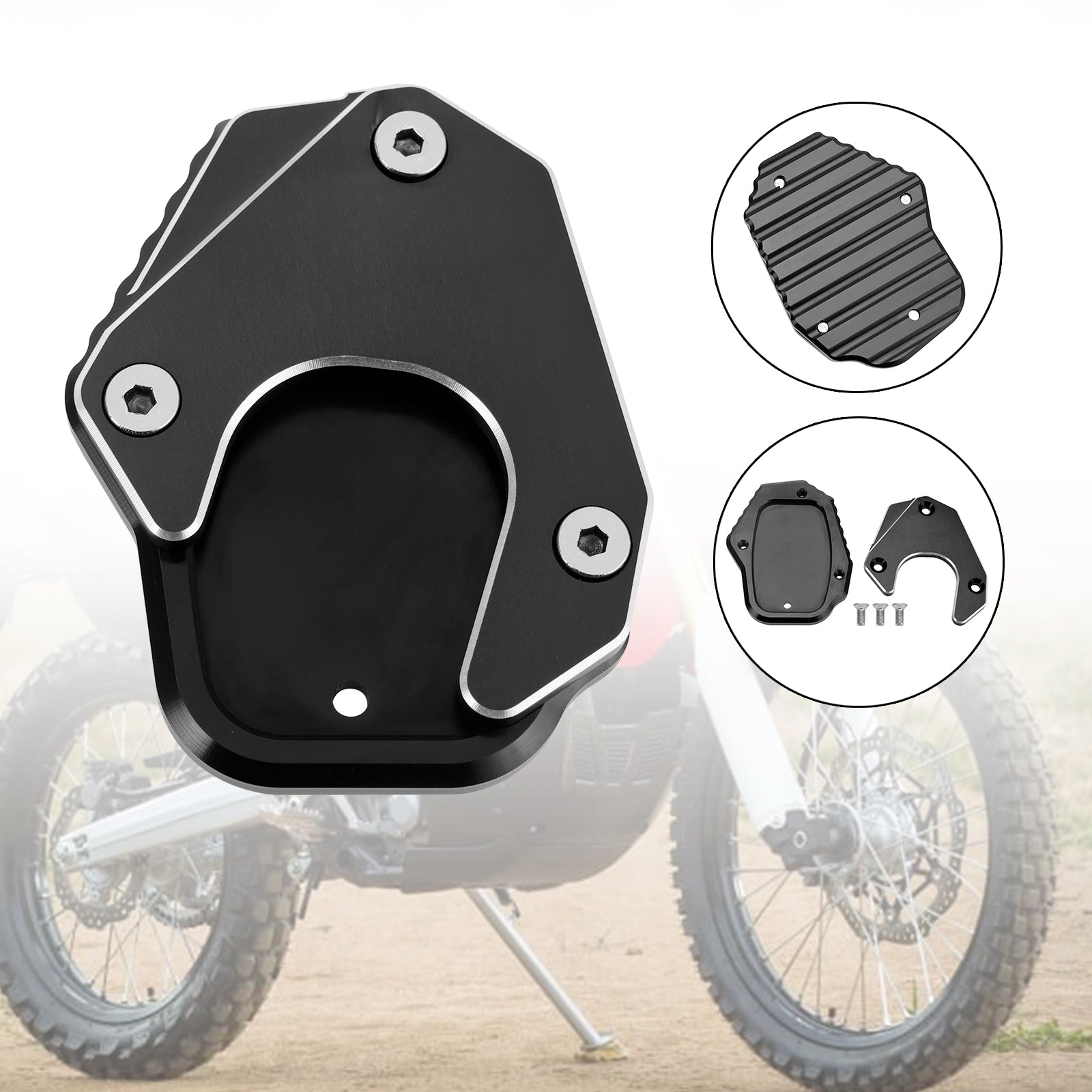 Almohadilla de placa ampliada con soporte para Honda CRF250L 2017-2020