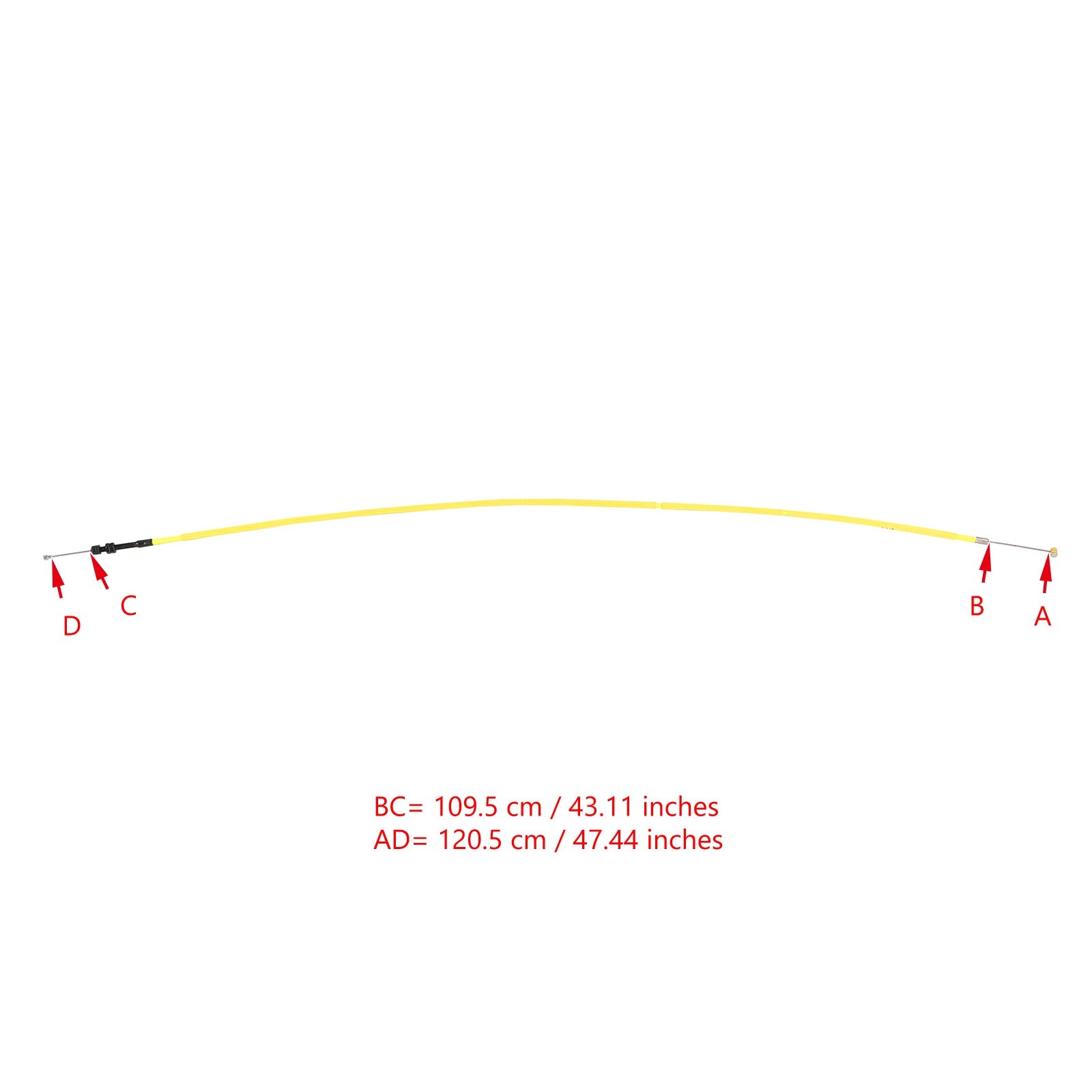 Motorcycle Clutch Cable Replacement fit for Yamaha YZF R1 YZF-R1 2002-2003 Generic